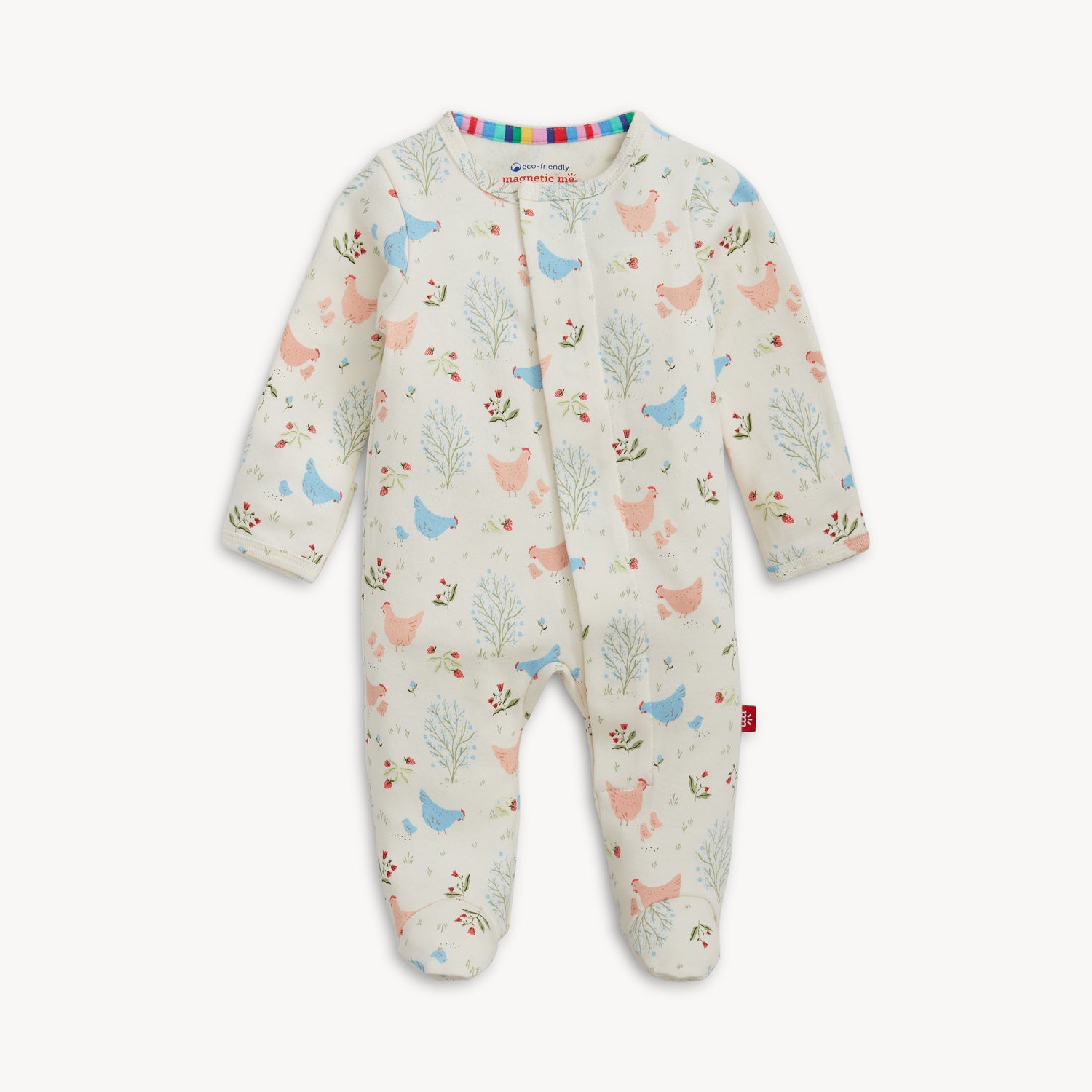 Chicken Tender Org Cot Magnetic Footie