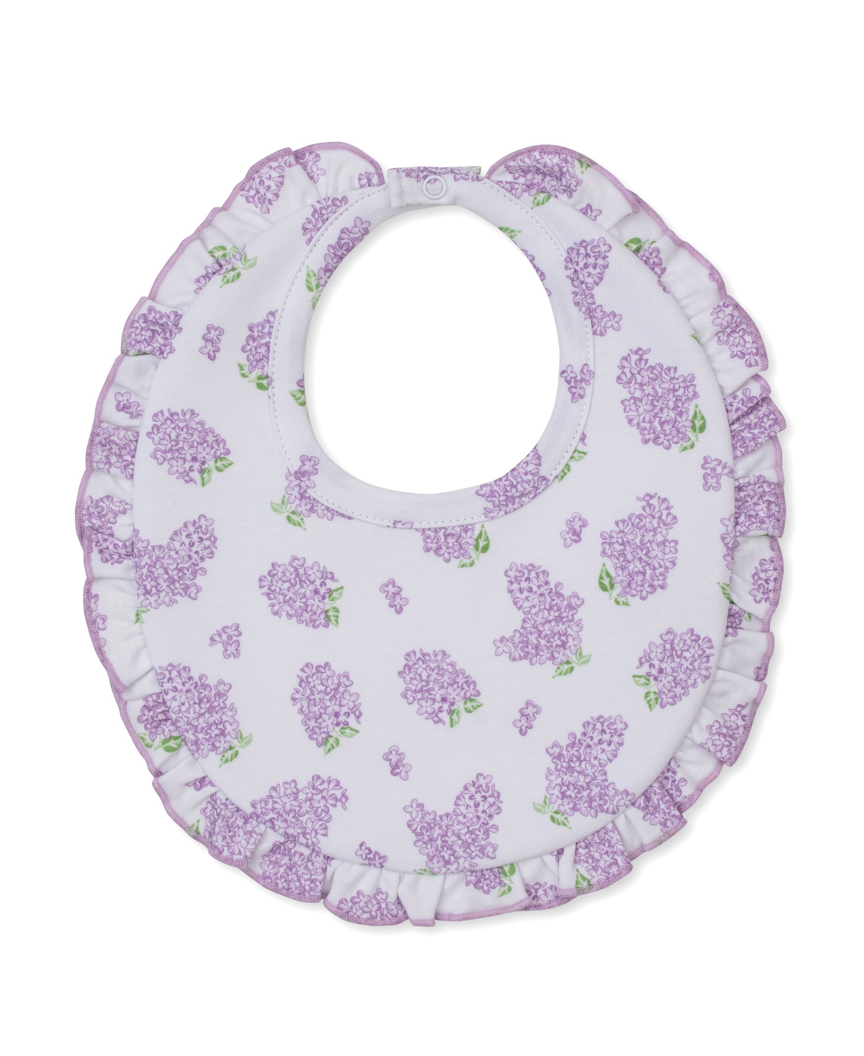 Lilac Love Ruffle Bib