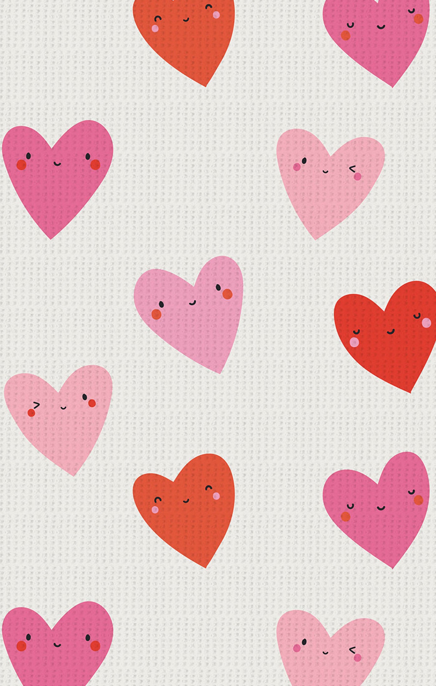 Happy Hearts Ruffle Sleeve Waffle Top