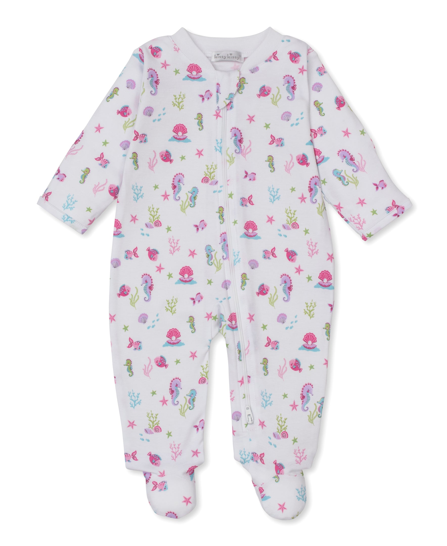 Seahorse Surprise Zipper Footie
