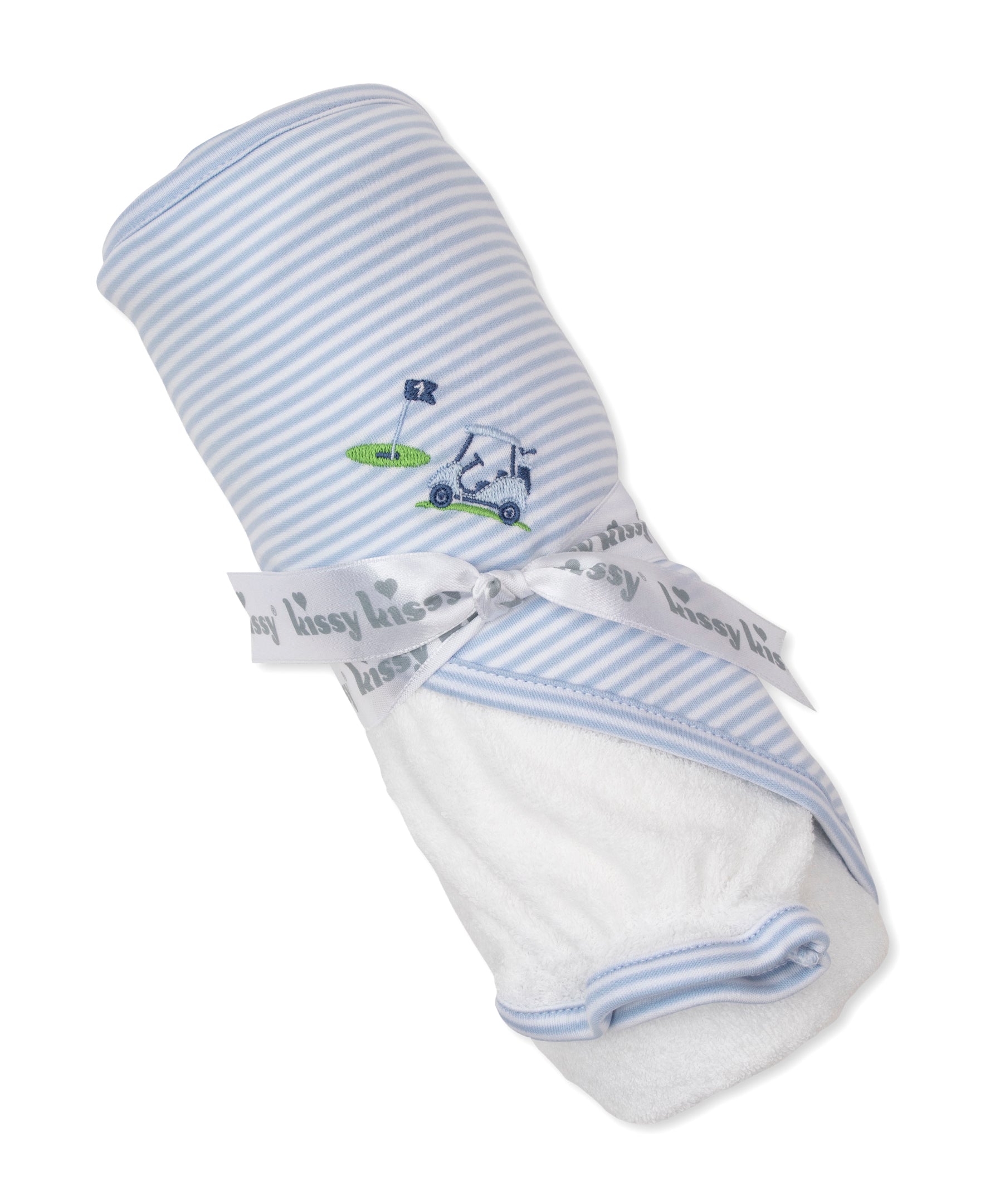 Golf Championship Hooded Towel Set: Light Blue