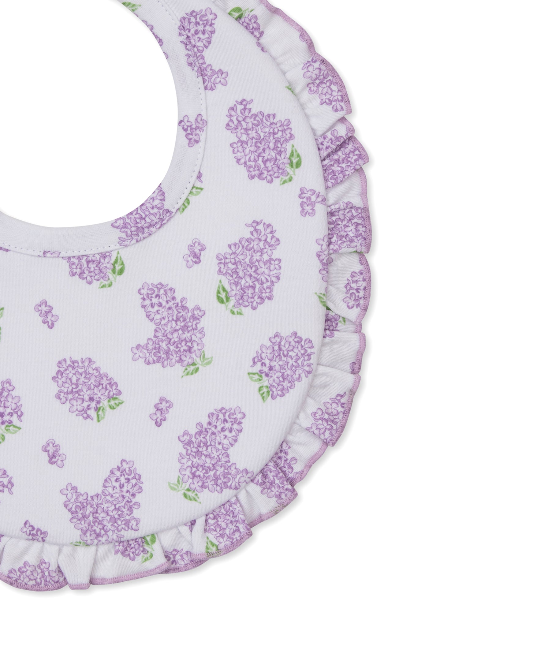 Lilac Love Ruffle Bib