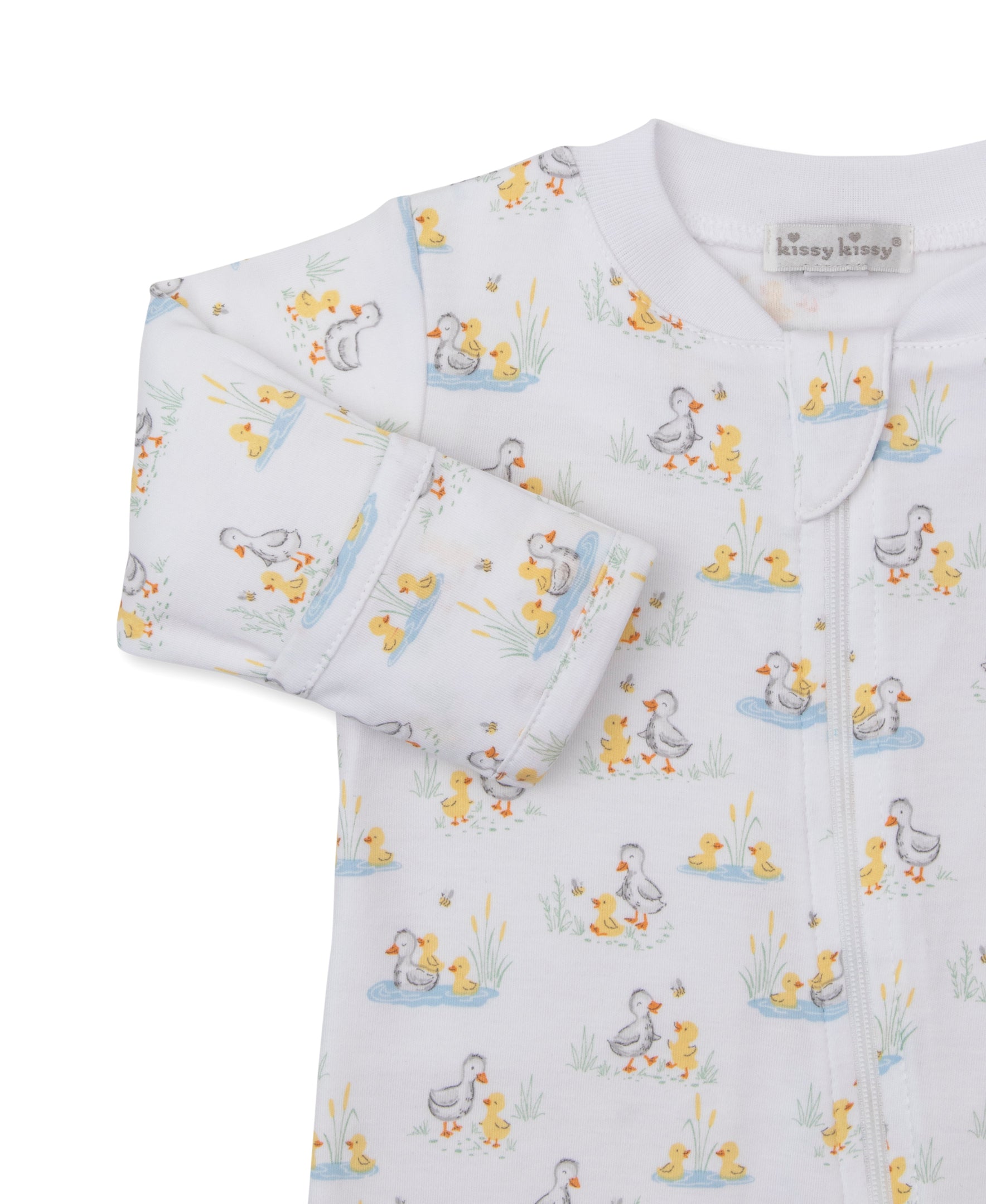 Duck Pond Paddles Zipper Footie