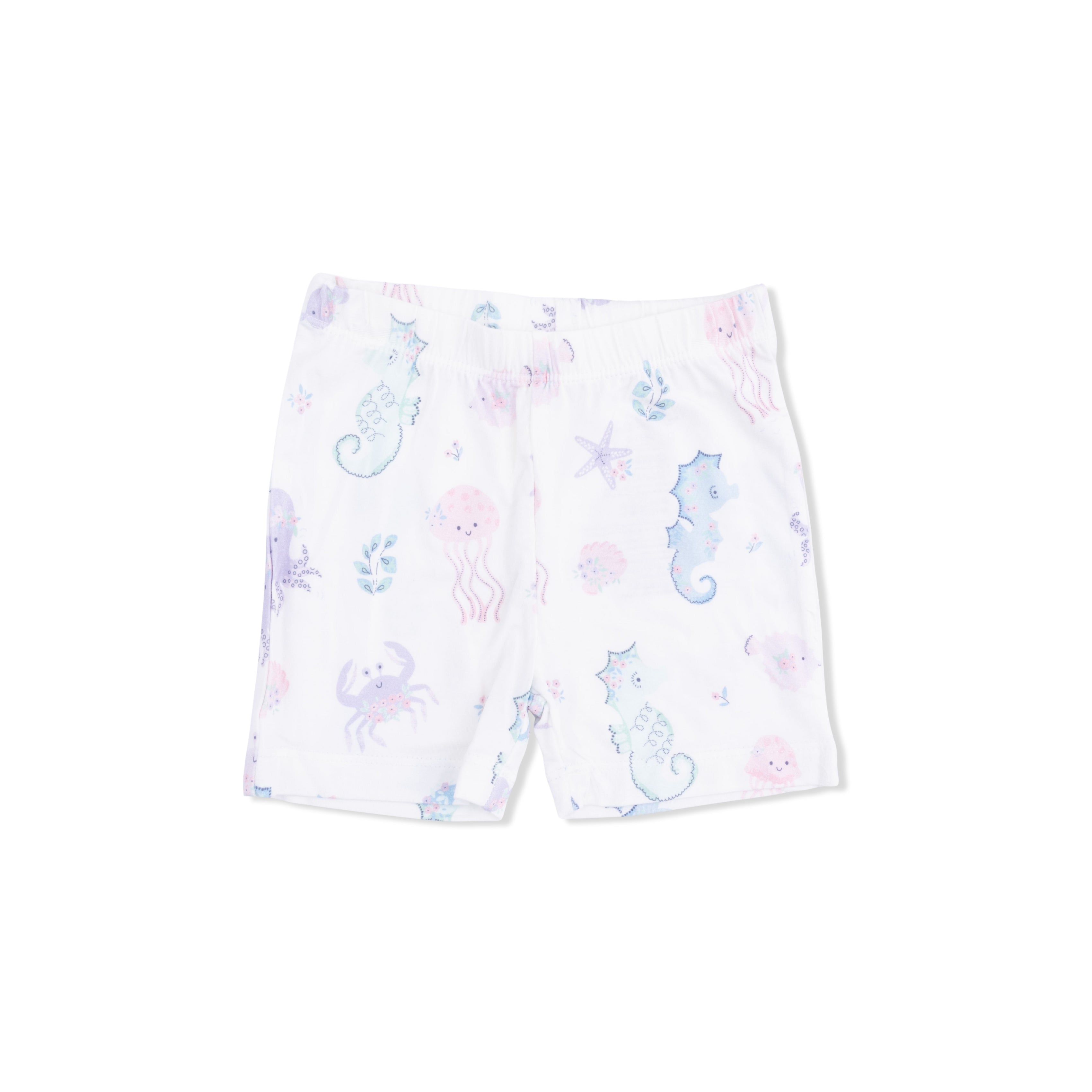 Floral Sea Creatures Loungewear Short Set