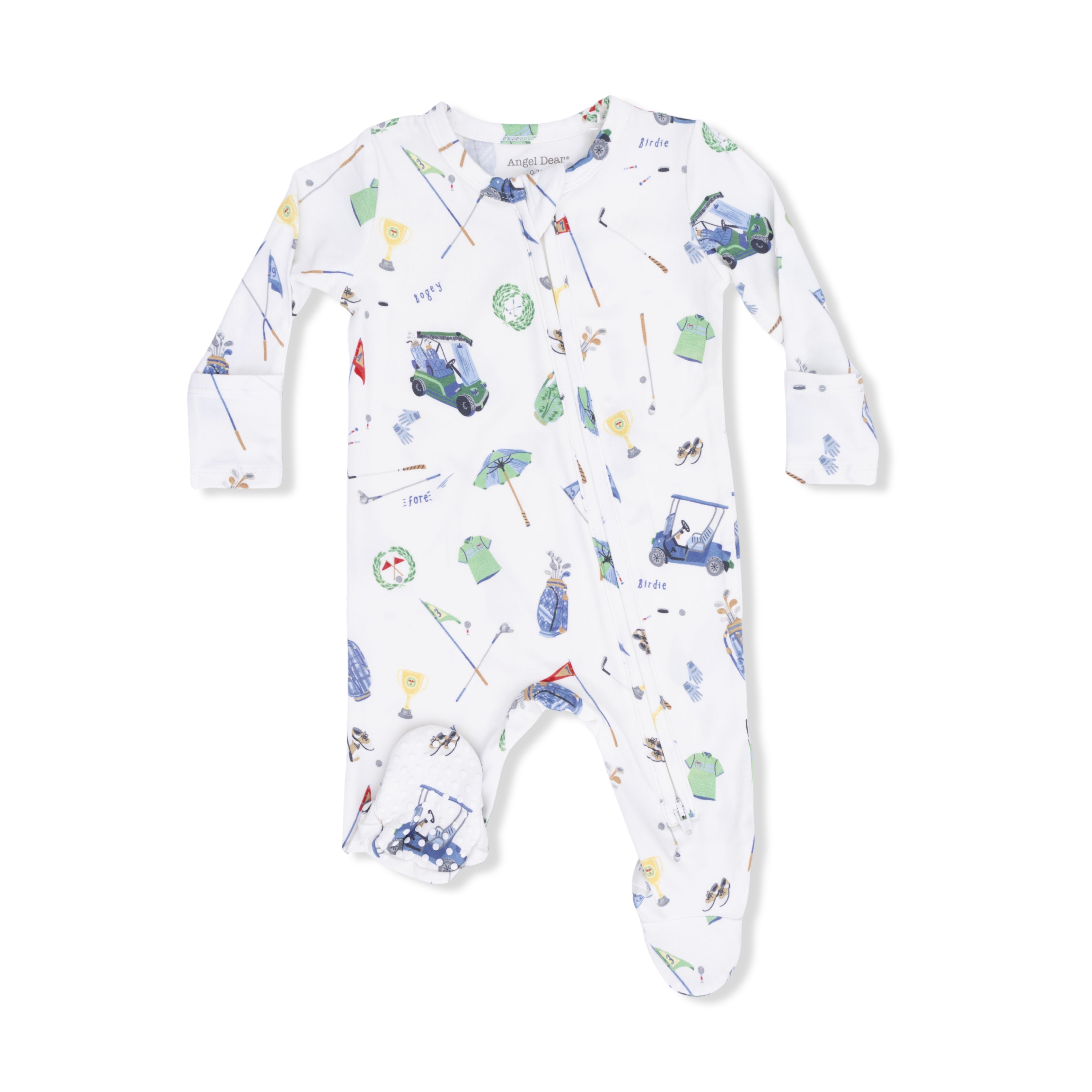 Golf Things 2 Way Zipper Footie