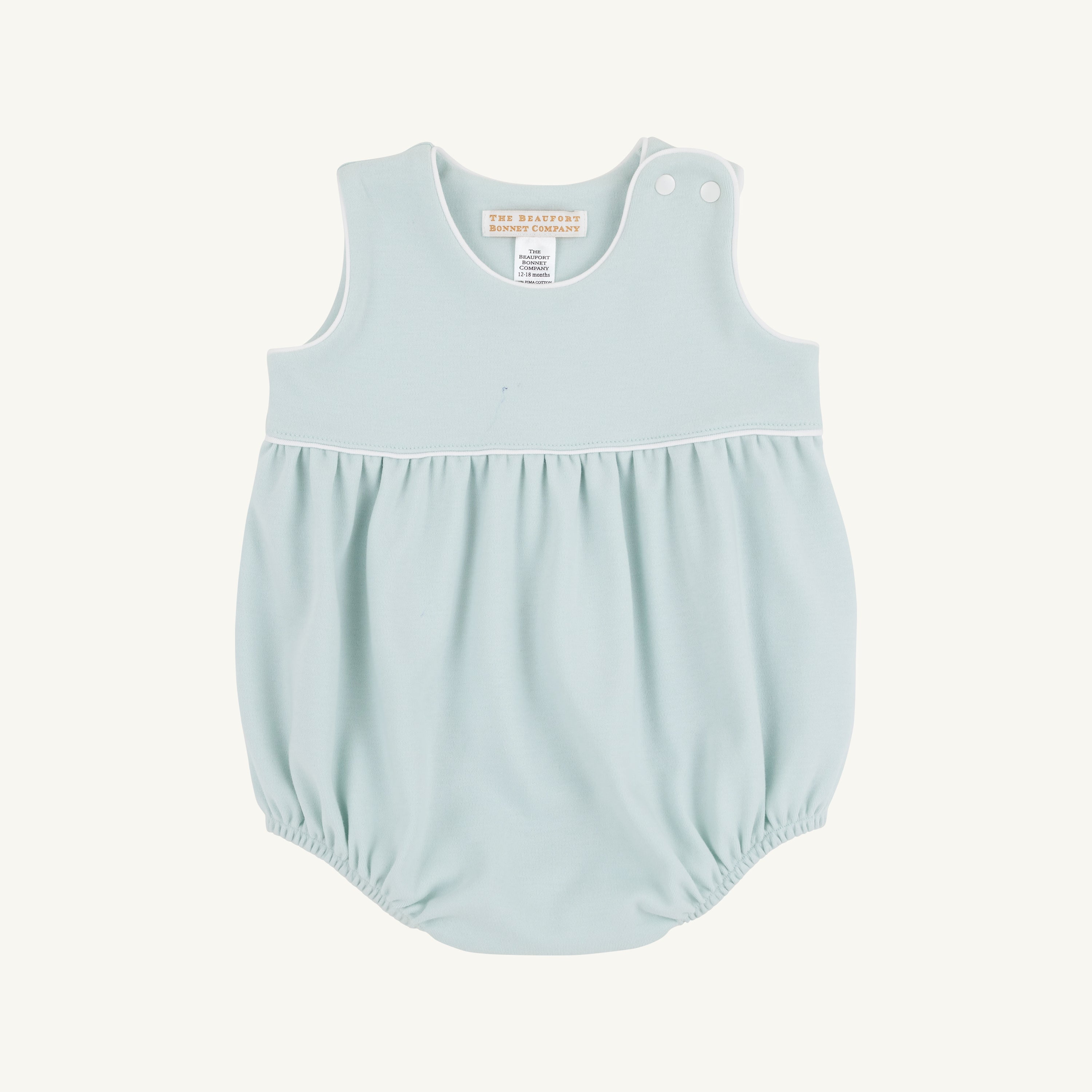 TBBC Heavy Weight Knit Barlett Bubble: Old Greenwich Green/Worth Ave White