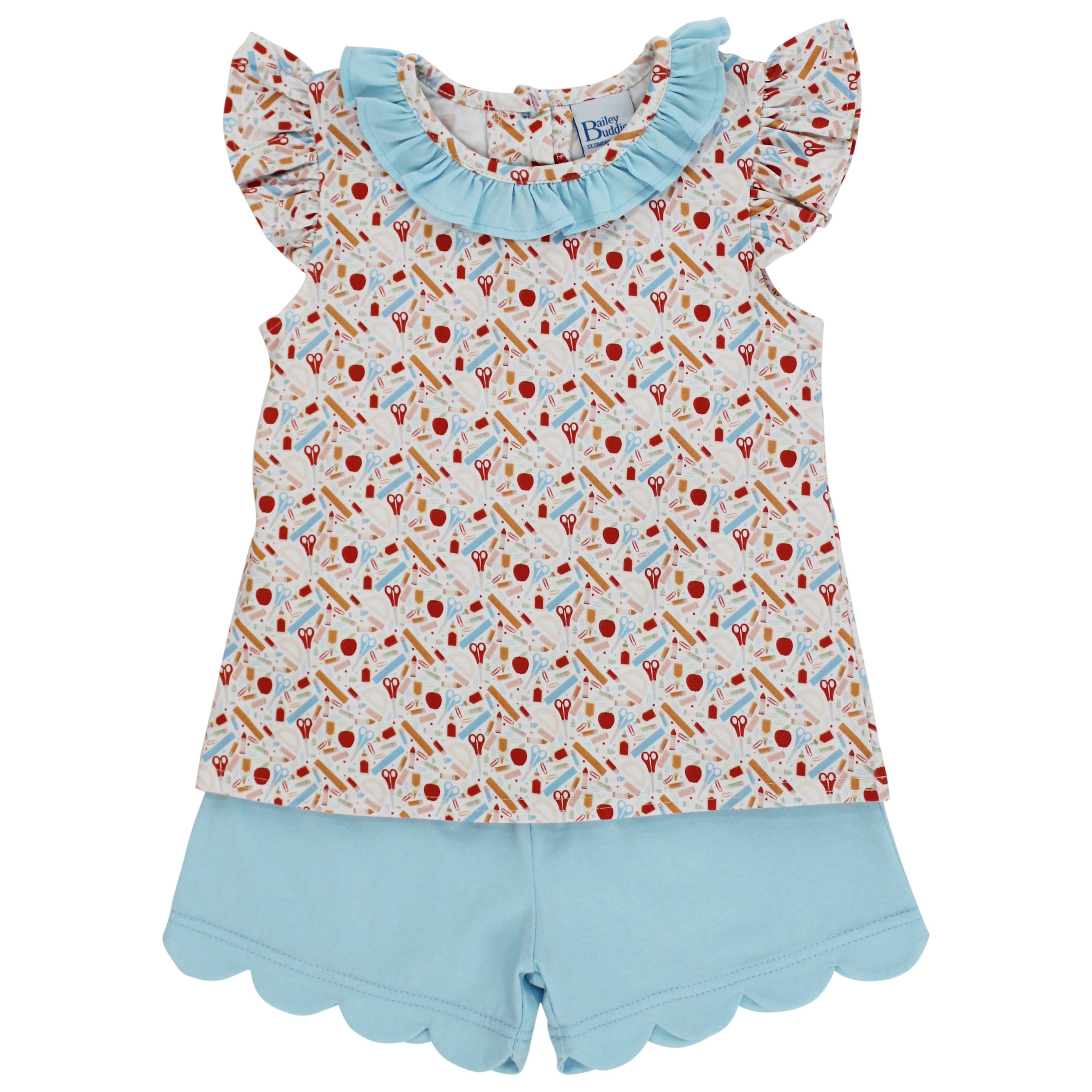 School Days Girls Short Set