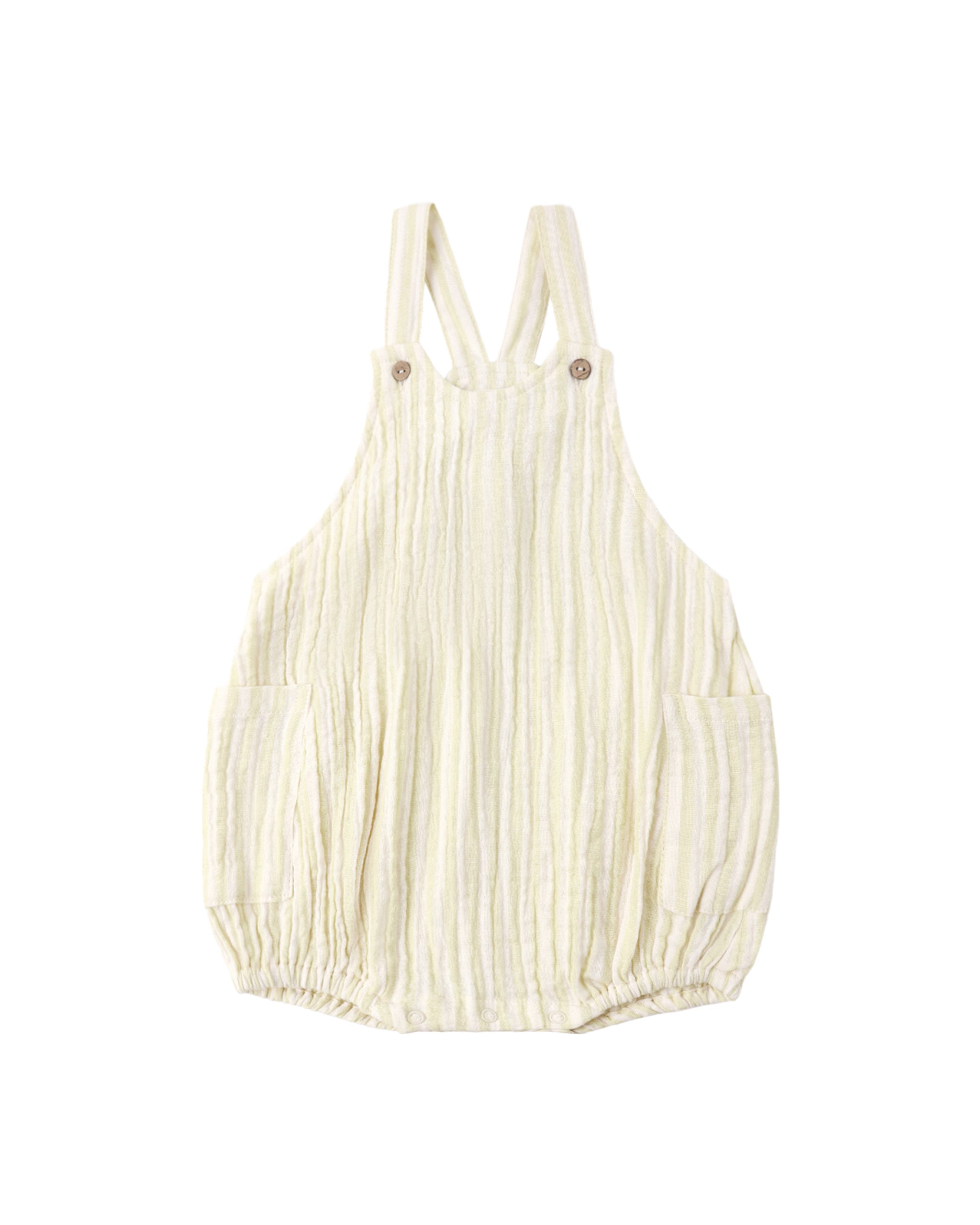 Lou Romper: Citron Stripe