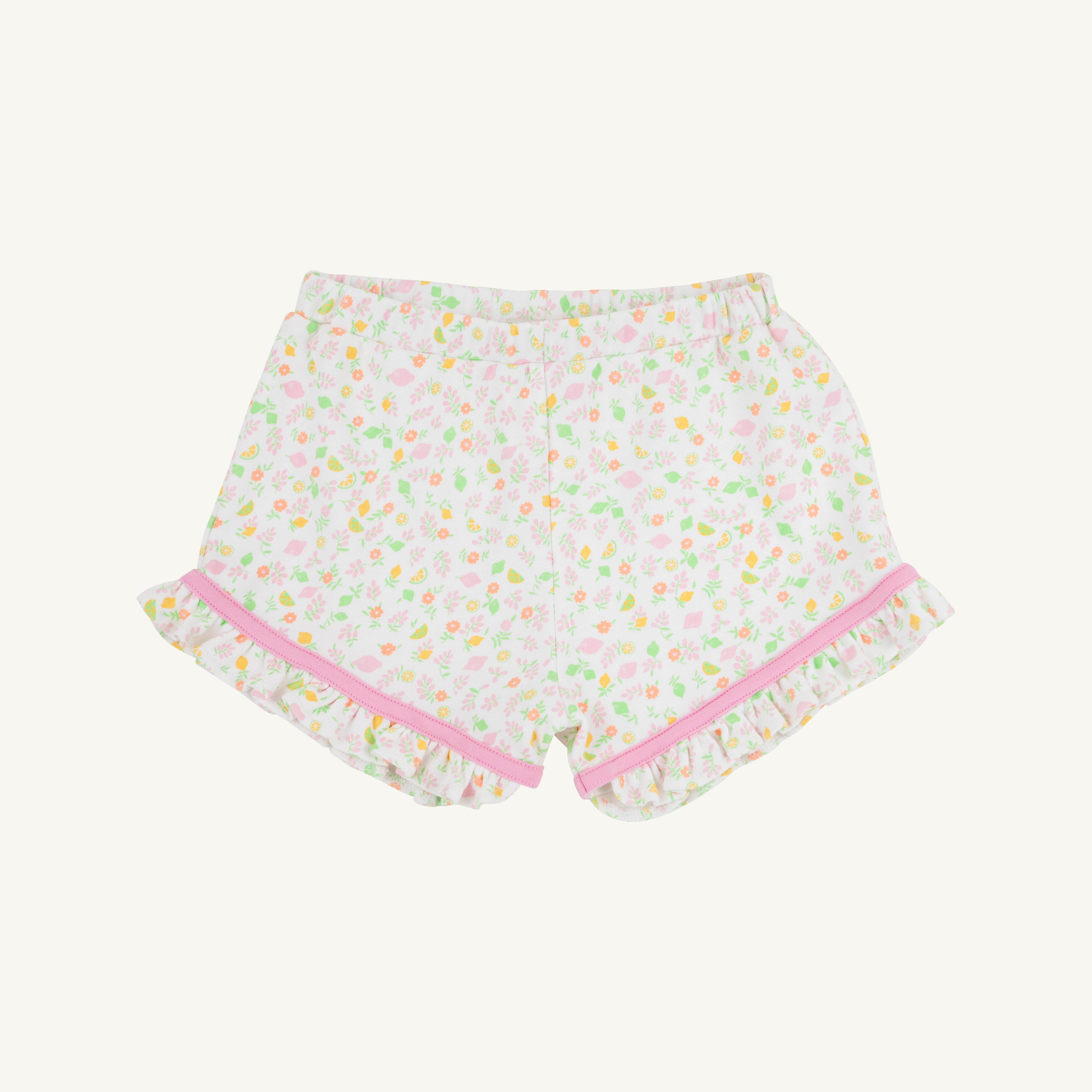 TBBC Shelby Anne Shorts: Citrus Style/Worth Ave White