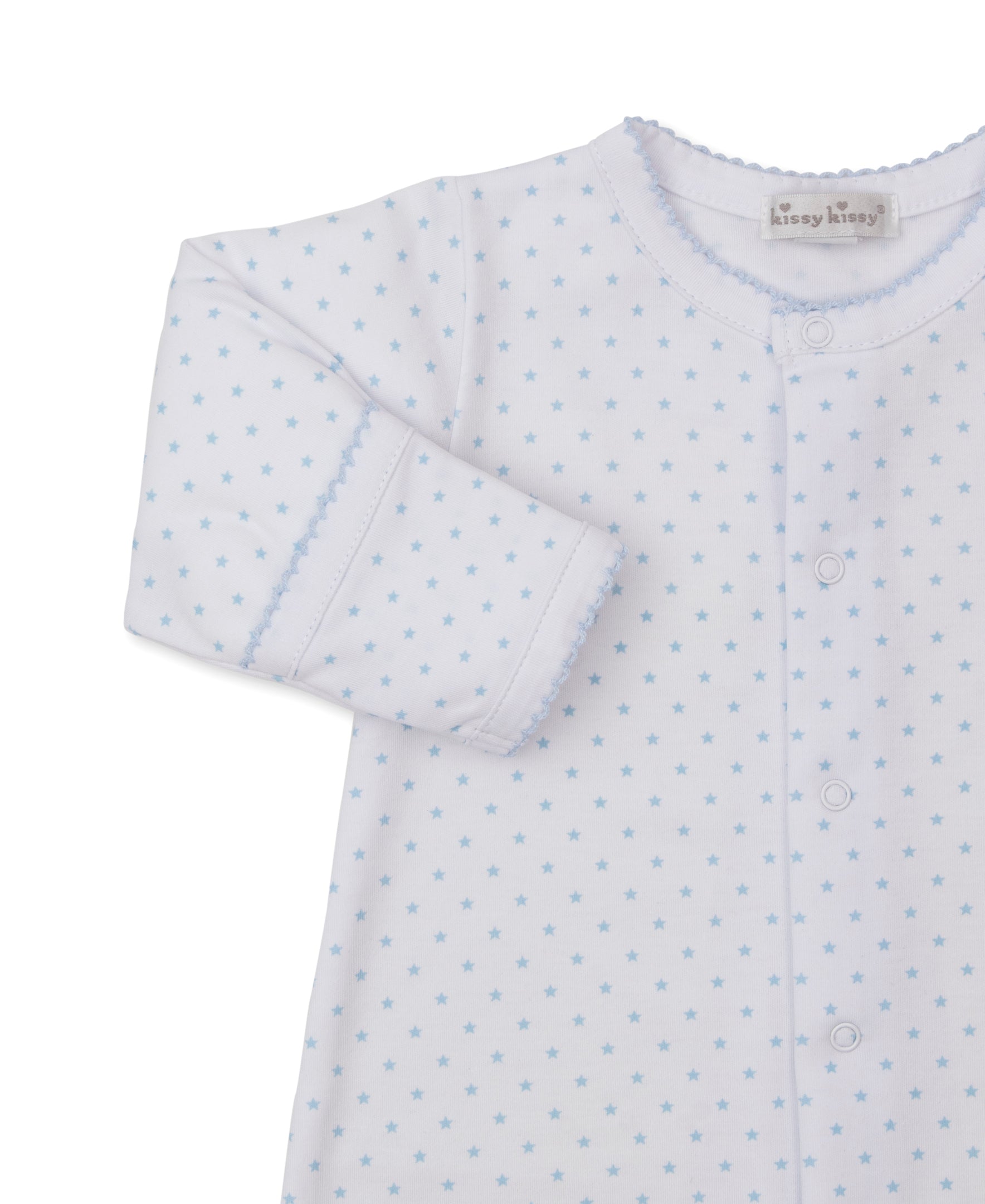 Teddy Bear Love Converter Gown: Light Blue Stars
