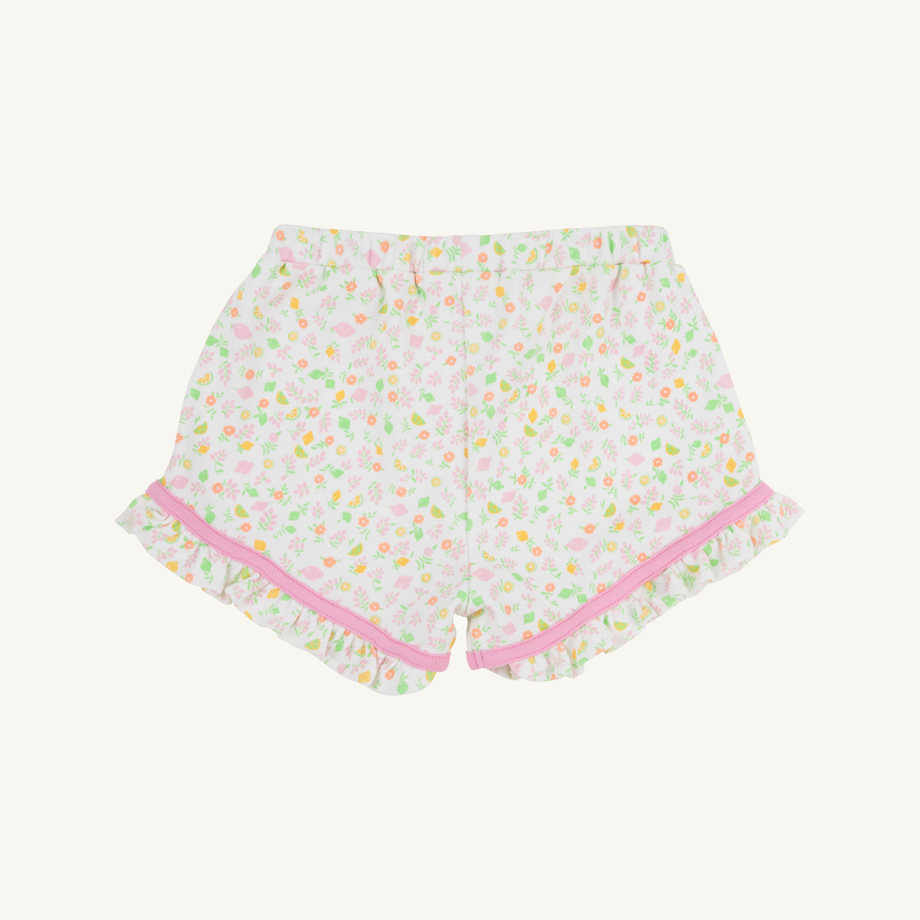 TBBC Shelby Anne Shorts: Citrus Style/Worth Ave White