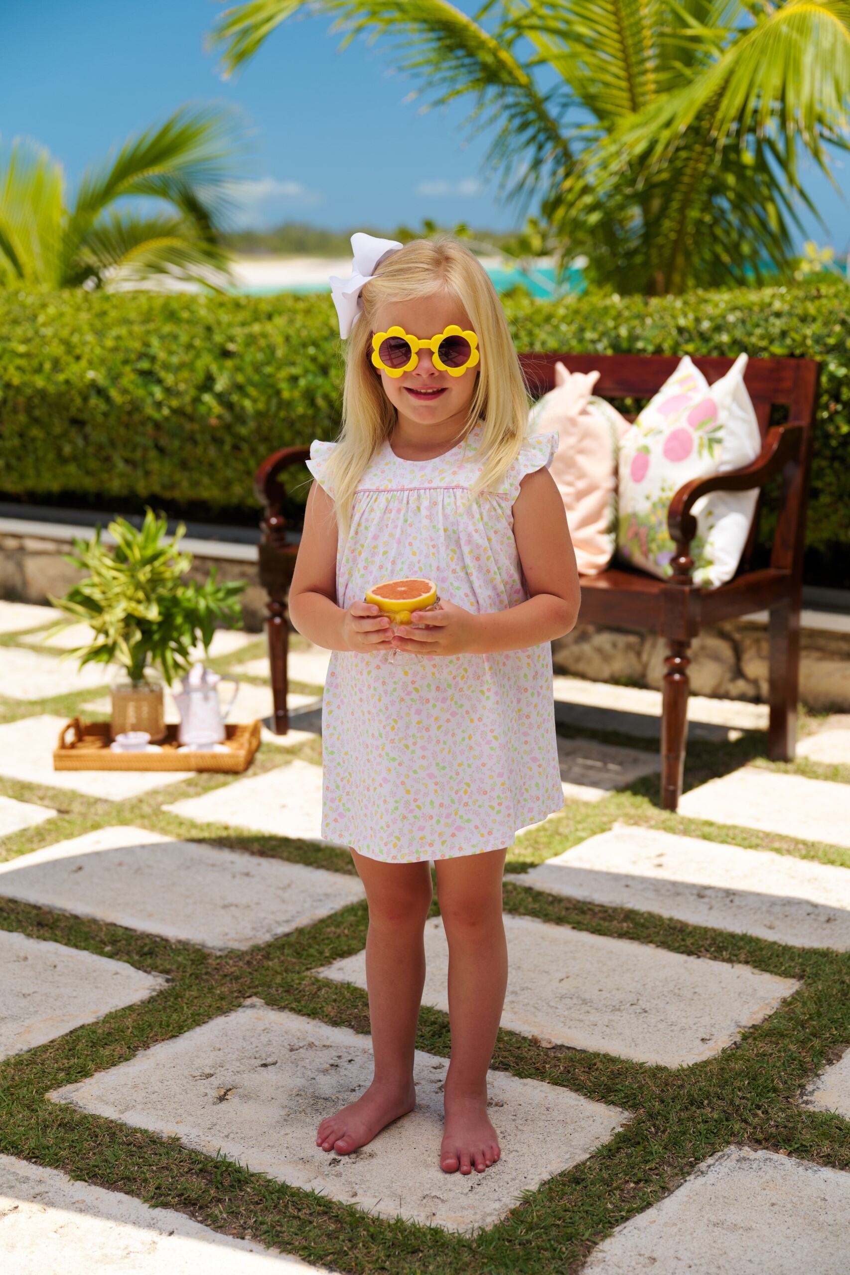 TBBC Dowell Day Dress: Citrus Style/Worth Ave White