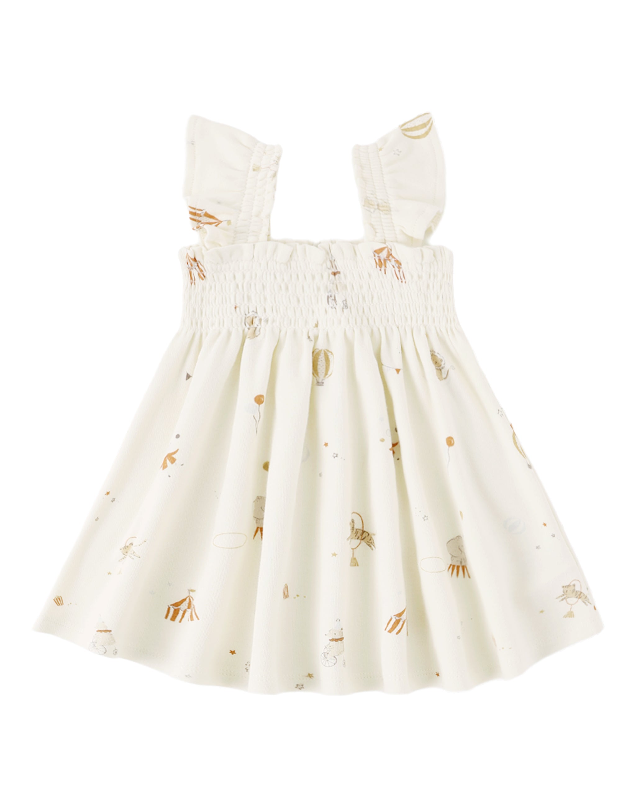 Carnival Smocked Jersey Dress