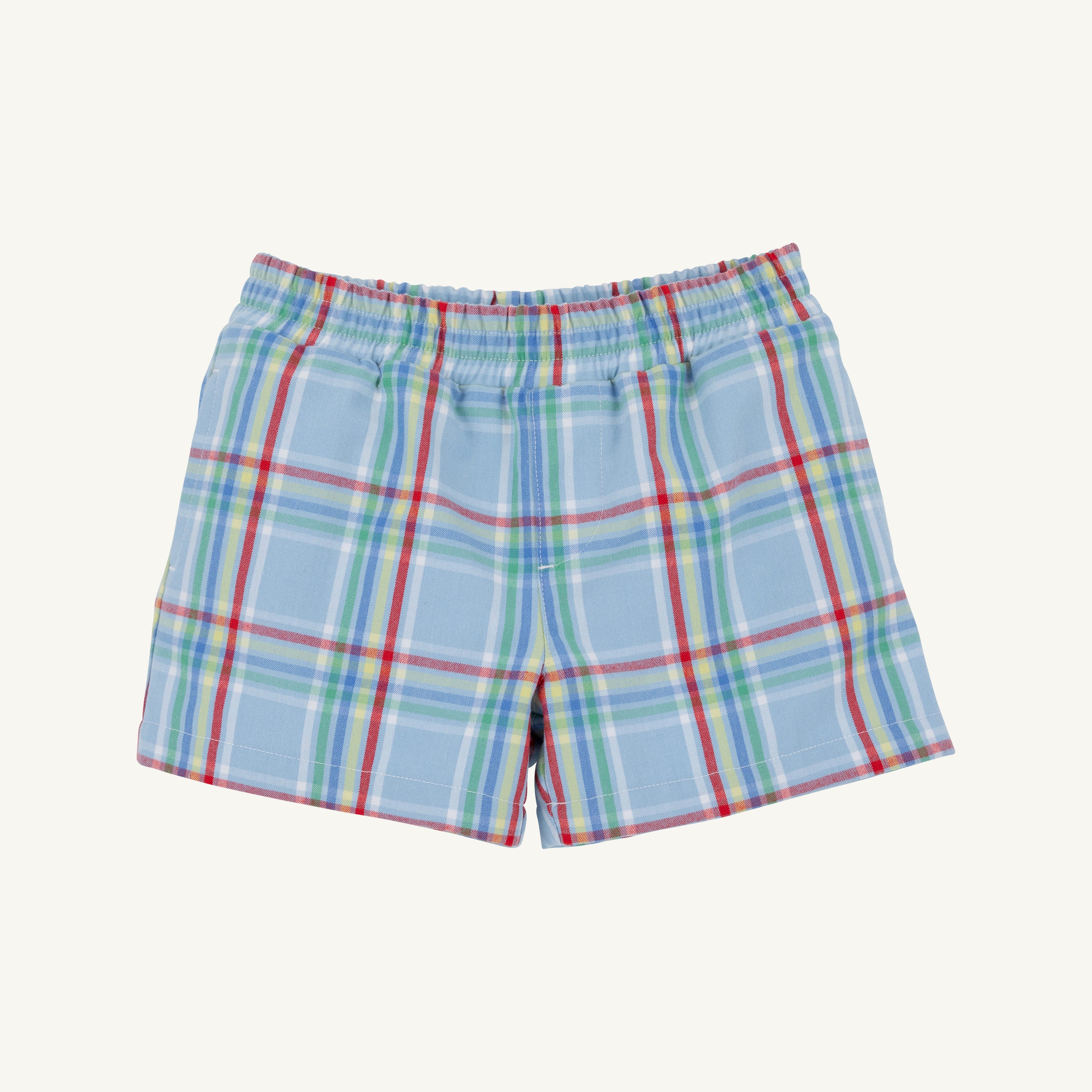 TBBC Sheffield Shorts: Kensington Court Plaid/Worth Ave White