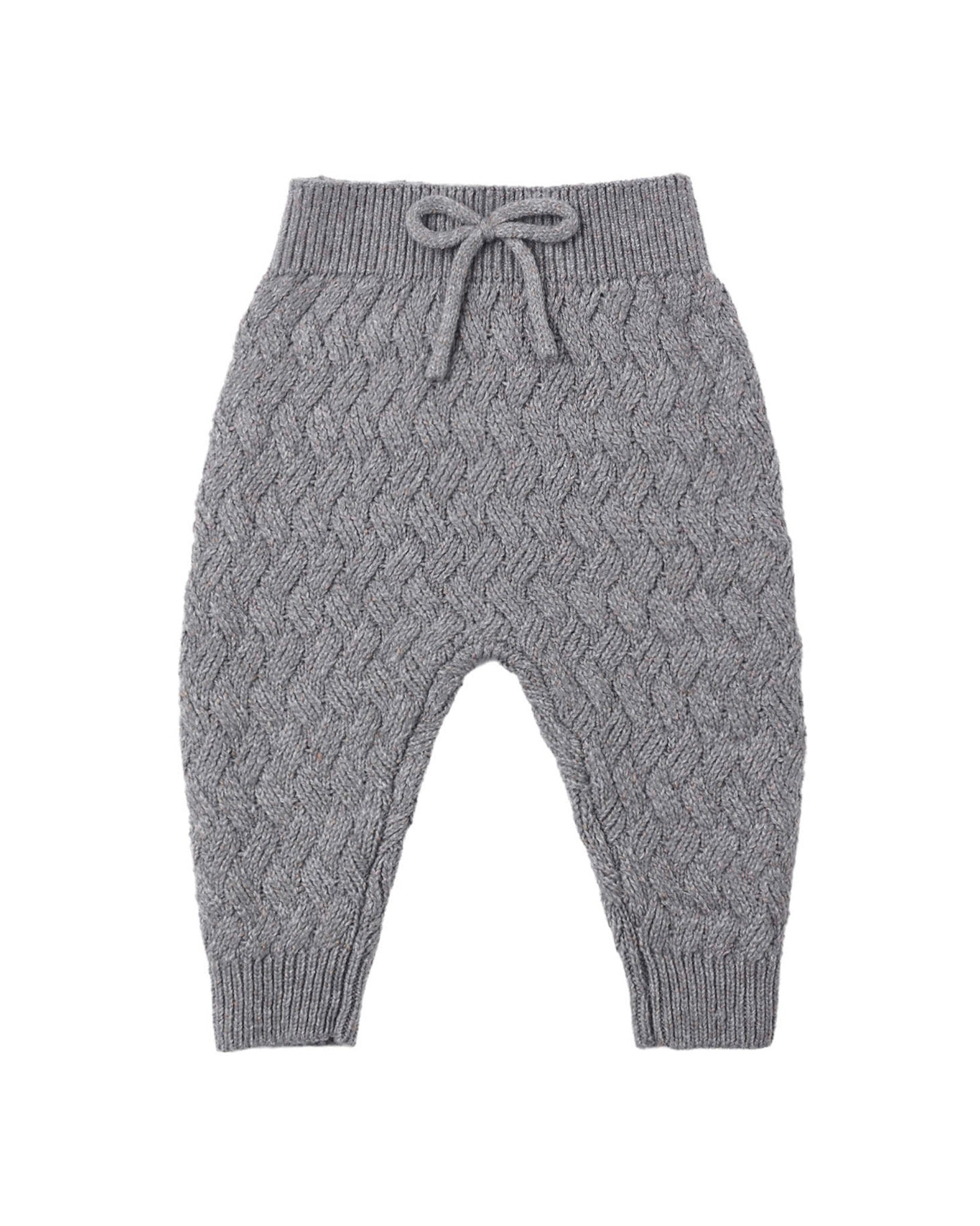 Knit Pant: Heathered Slate