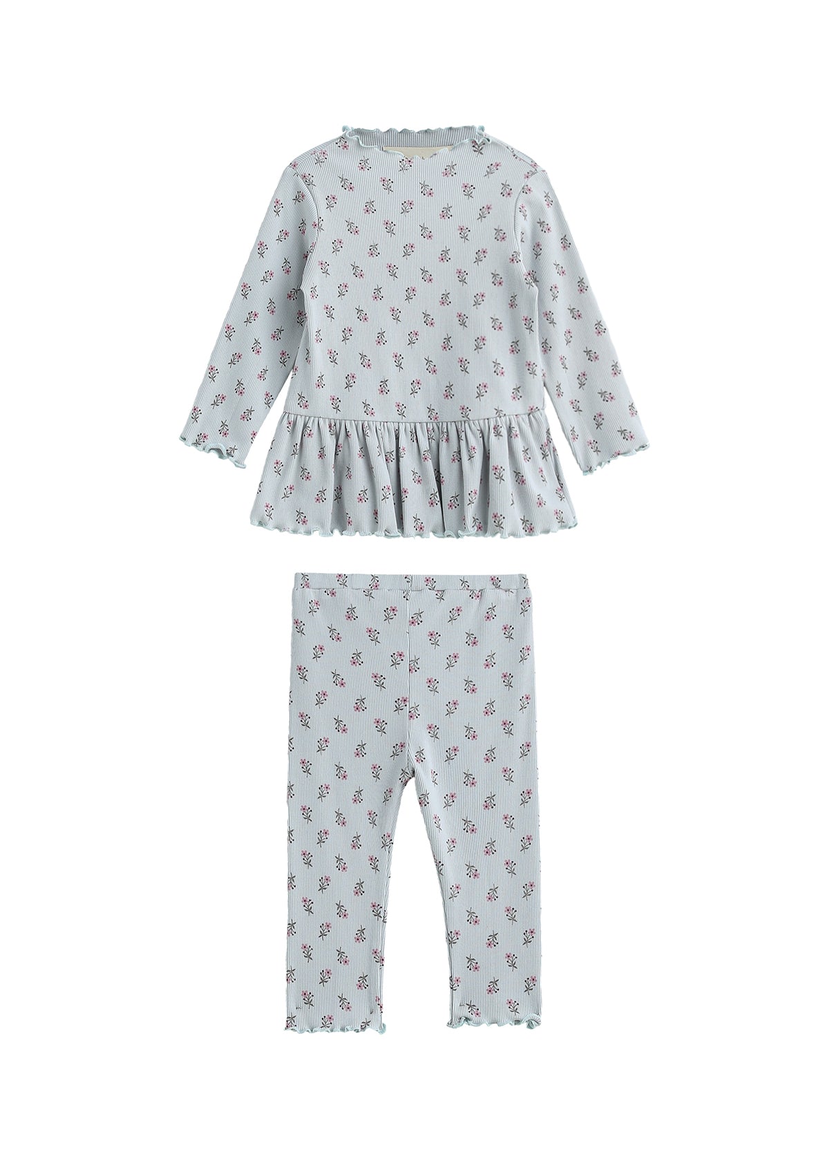 Petite Petals 2-Piece Pant Set
