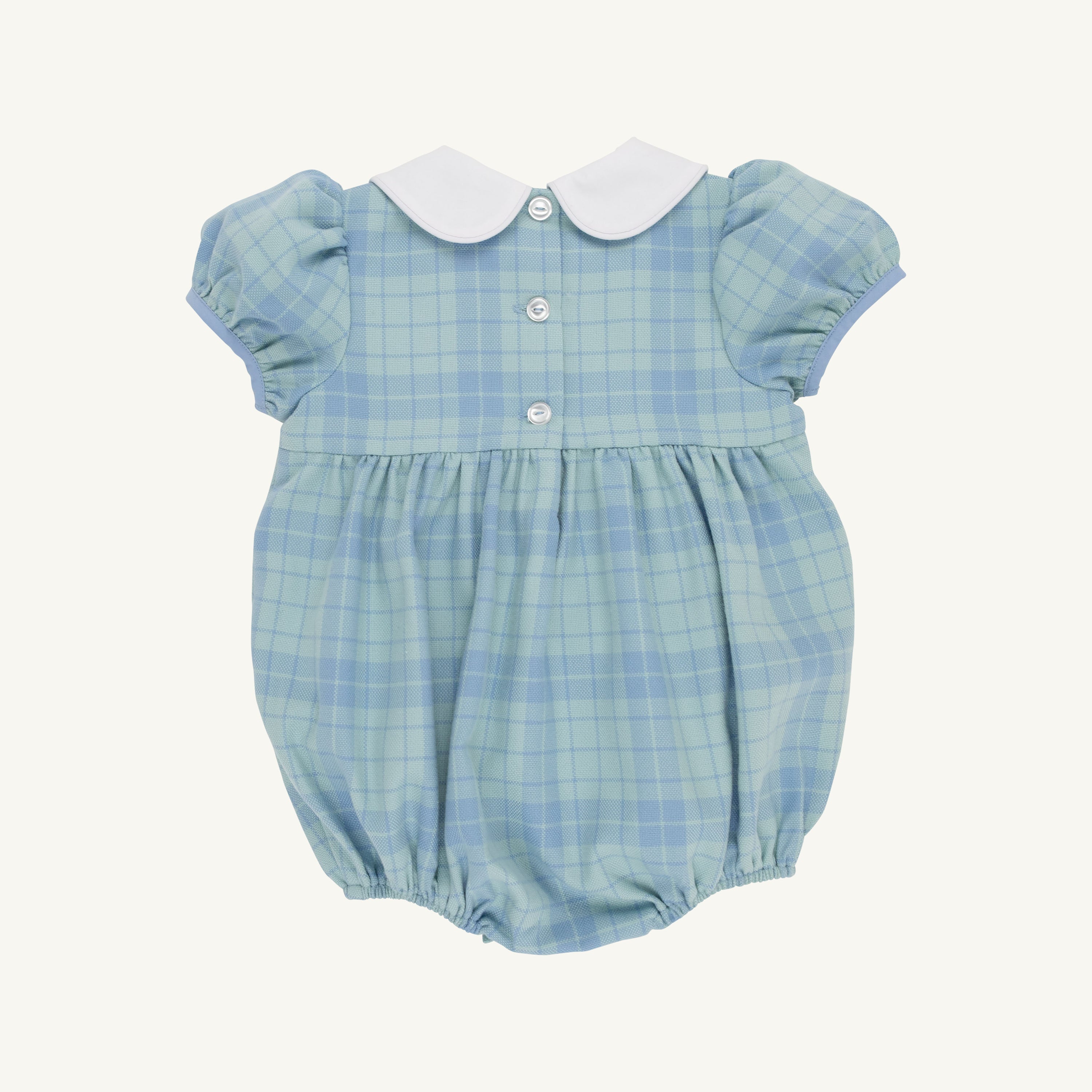 TBBC Cindy Lou Bubble- Woven Yarn: Audubon Park Plaid/Worth Ave White