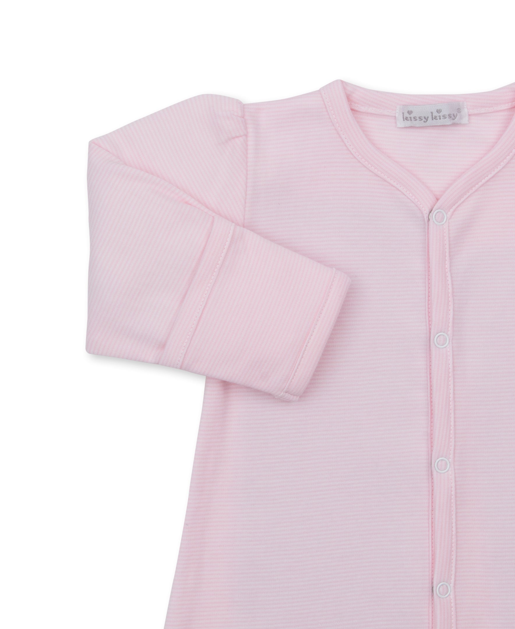 Gingham Rockers Embroidered Converter Gown: Pink