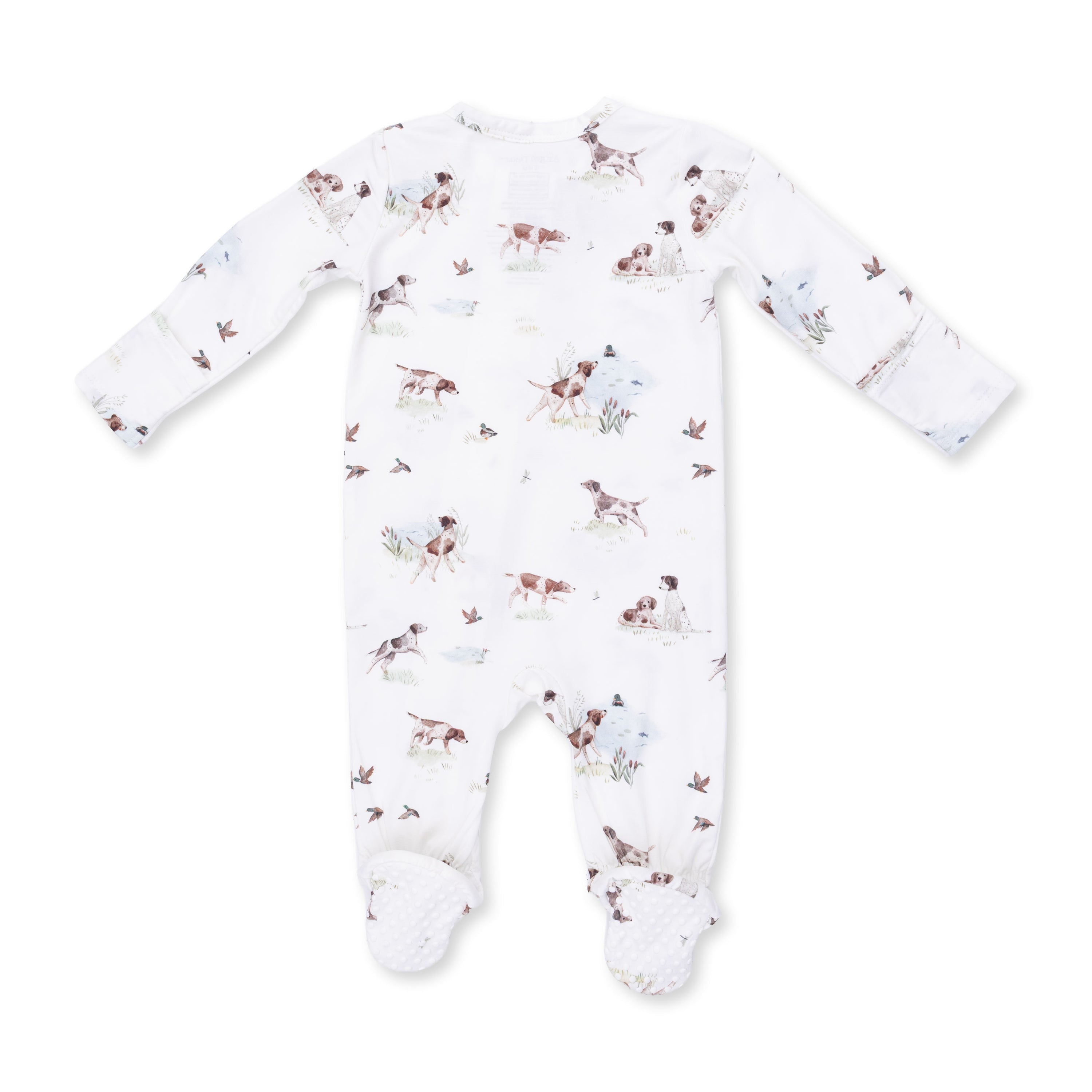 Pointer Pups And Duck Buddies 2 Way Zipper Footie