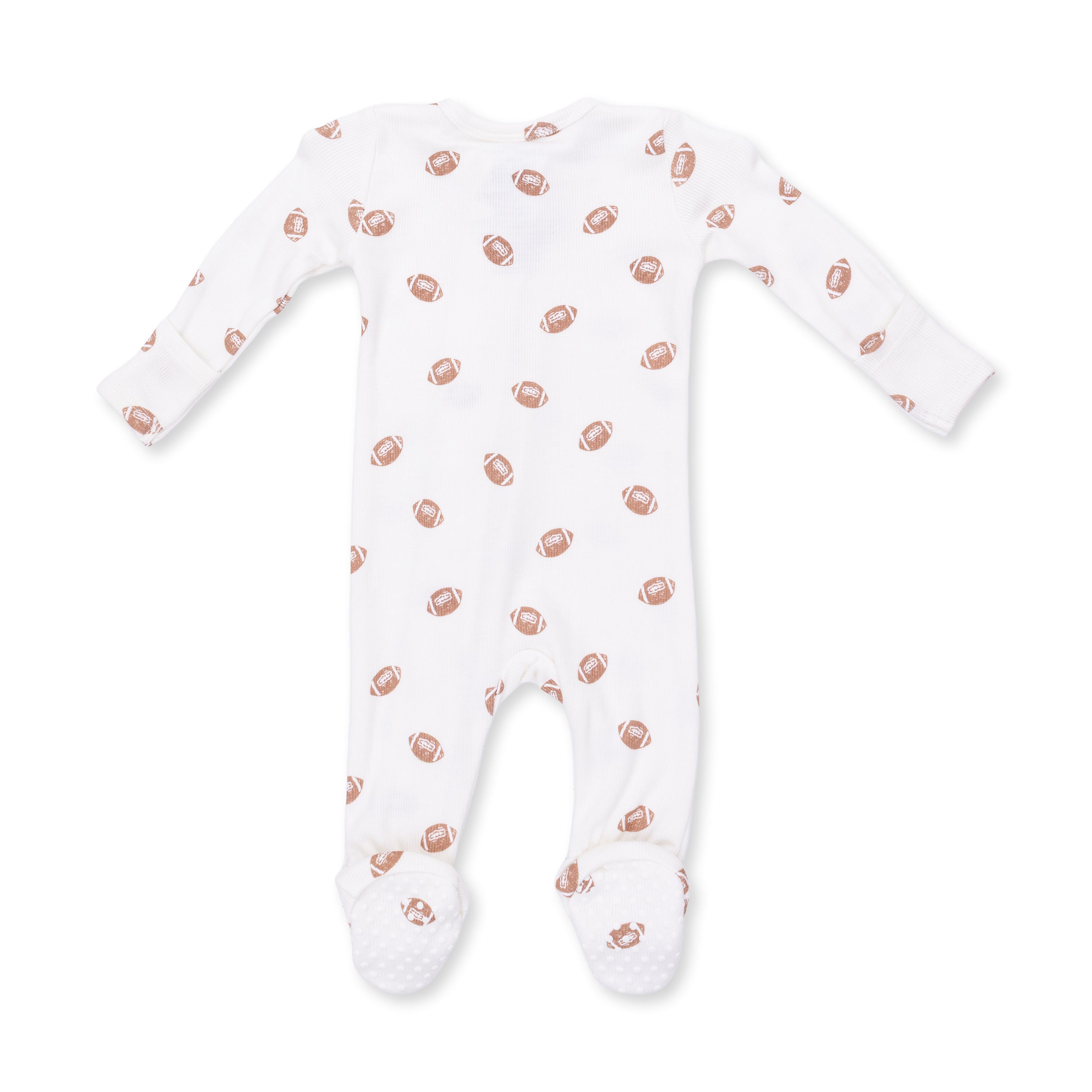 Mini Footballs 2 Way Zipper Footie