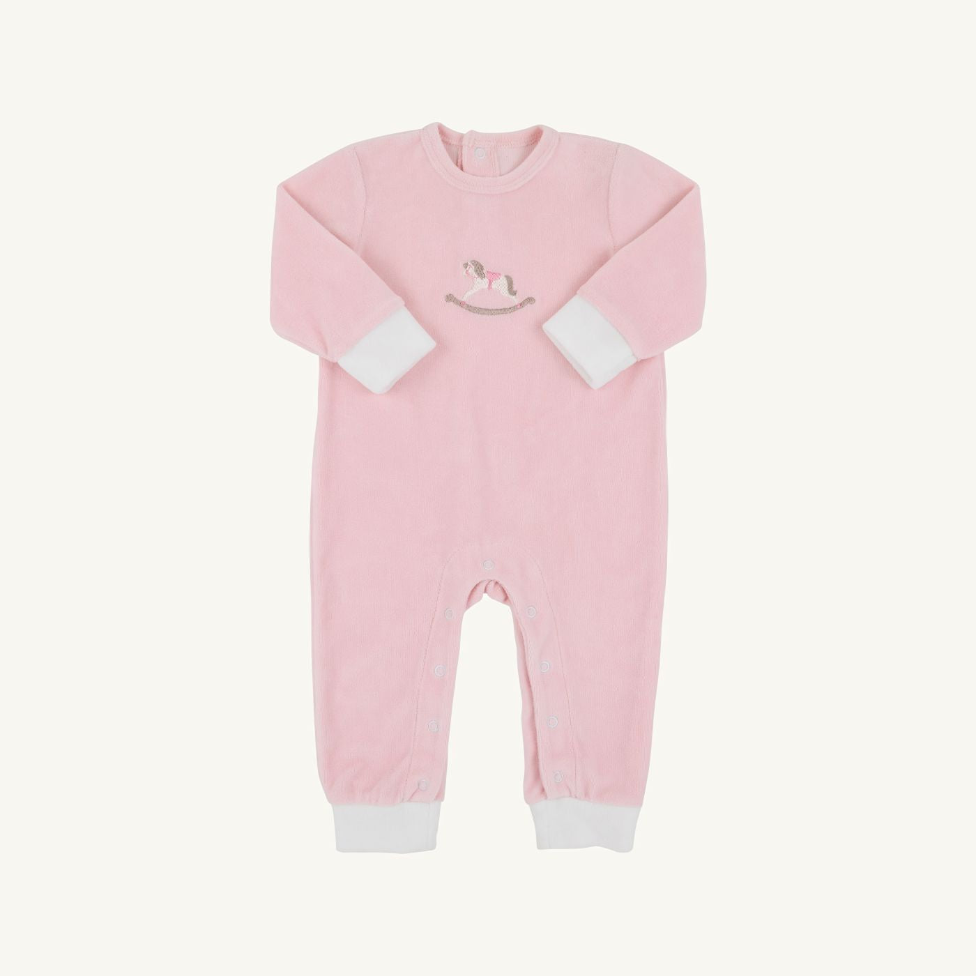 TBBC Paxton Playsuit: Palm Beach Pink/Palmetto Pearl/Rocking Horse