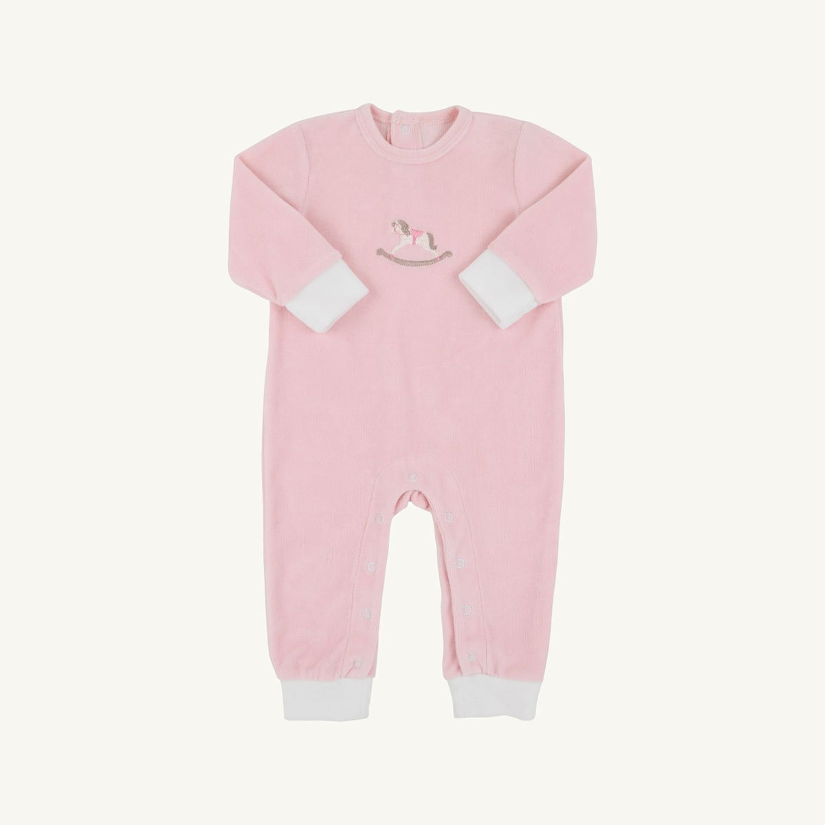 TBBC Paxton Playsuit: Palm Beach Pink/Palmetto Pearl/Rocking Horse