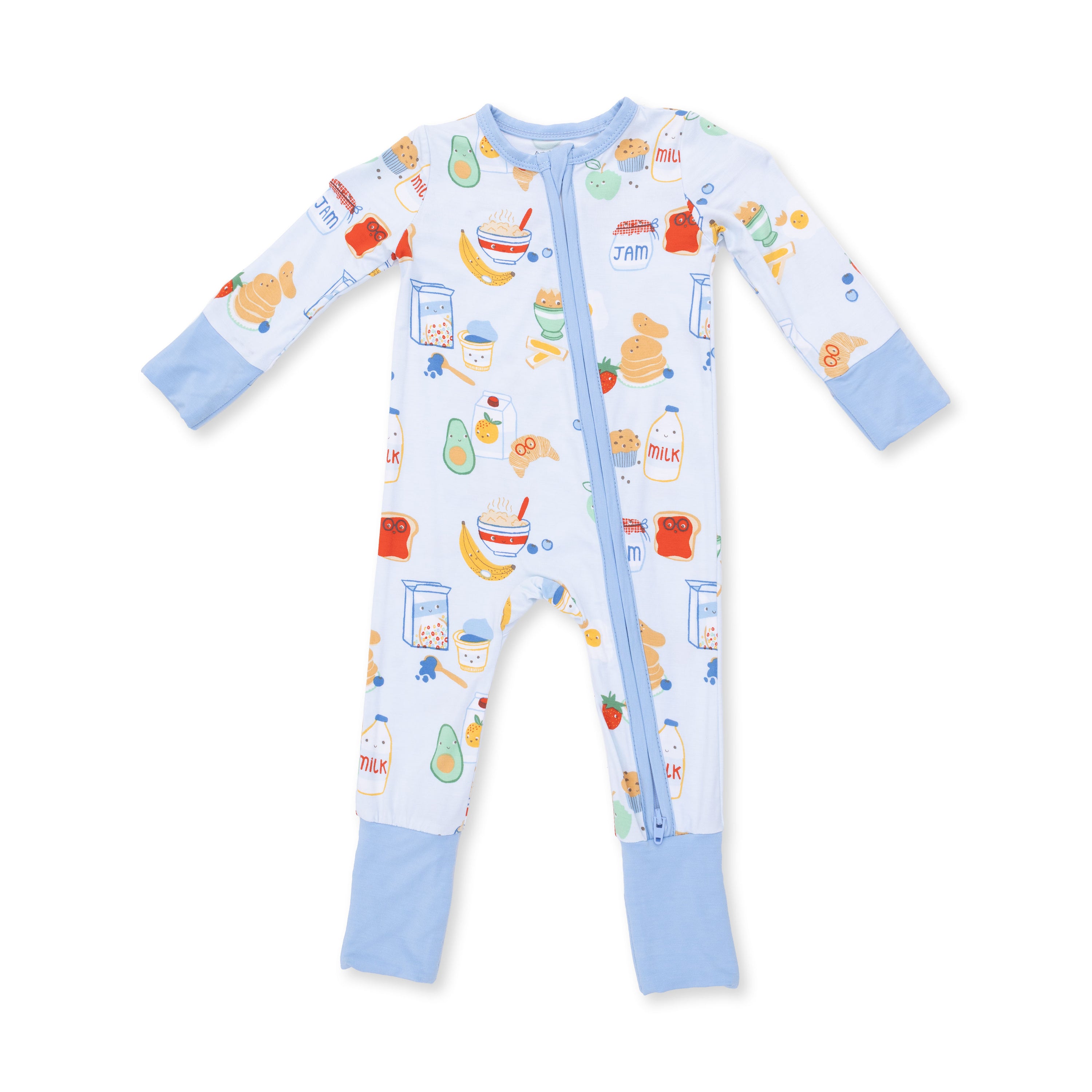 Breakfast Club Convertible Romper: Blue
