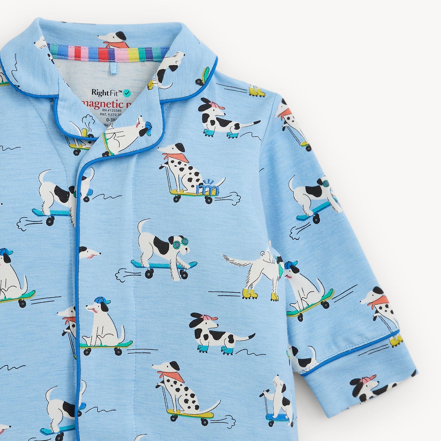 Ruff Riders Romper w/Piping