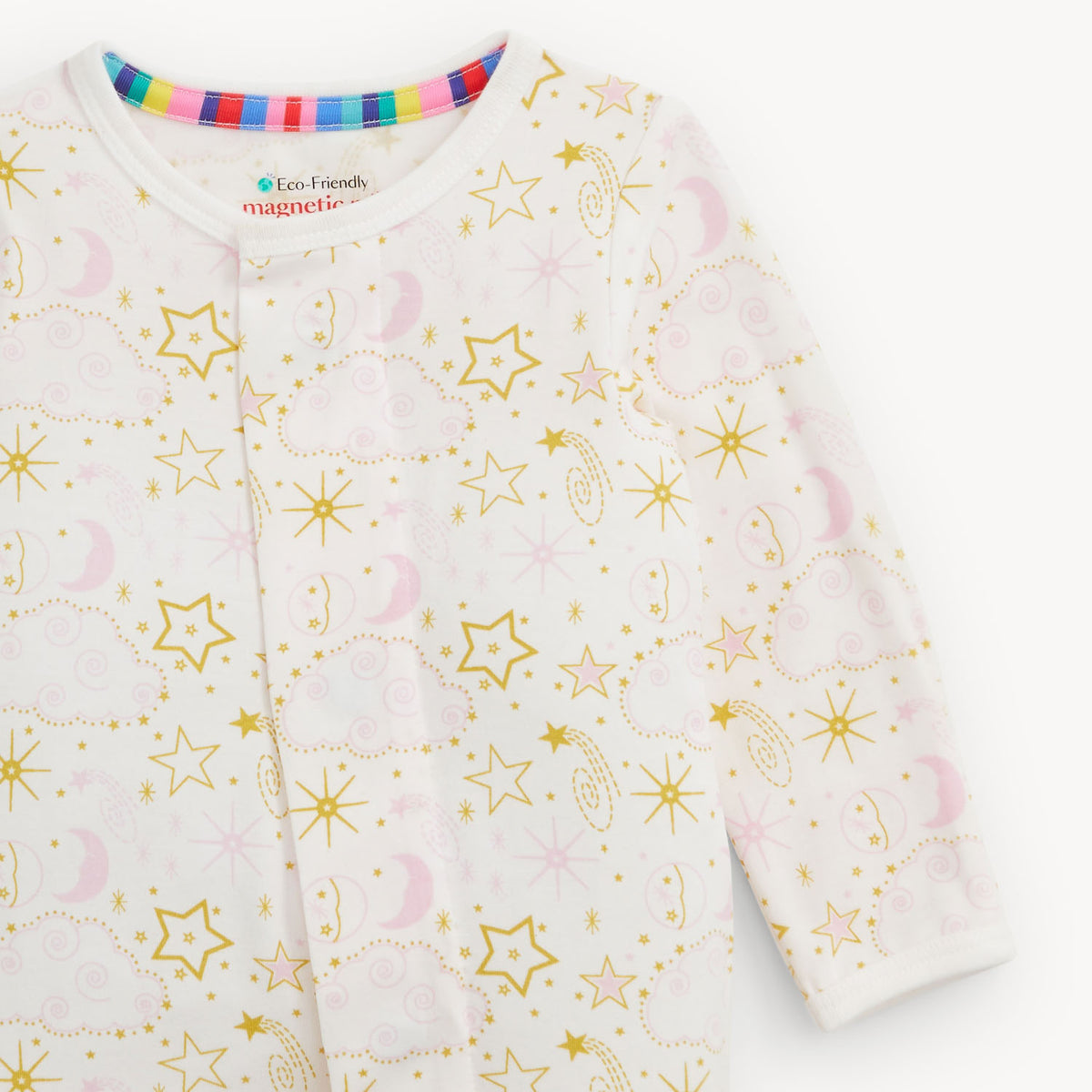 Star Signs Pink Modal Footie