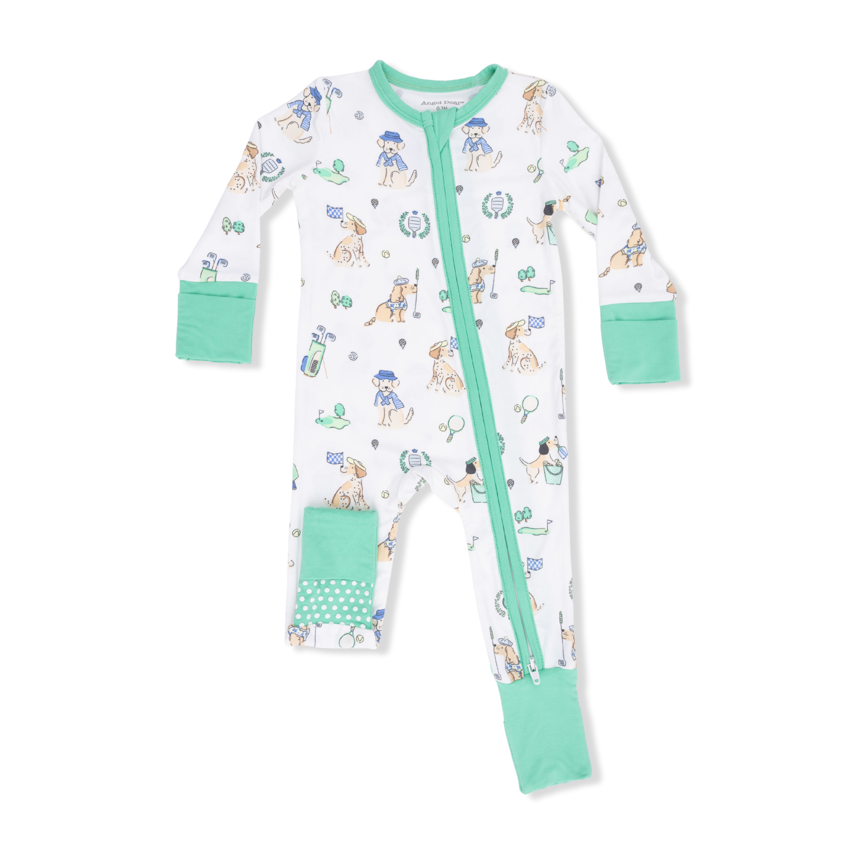 Country Club Dogs Neutral Convertible Romper