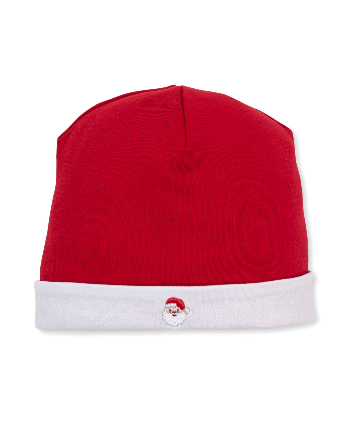 Red Baby Beanie with Santa Embroidery