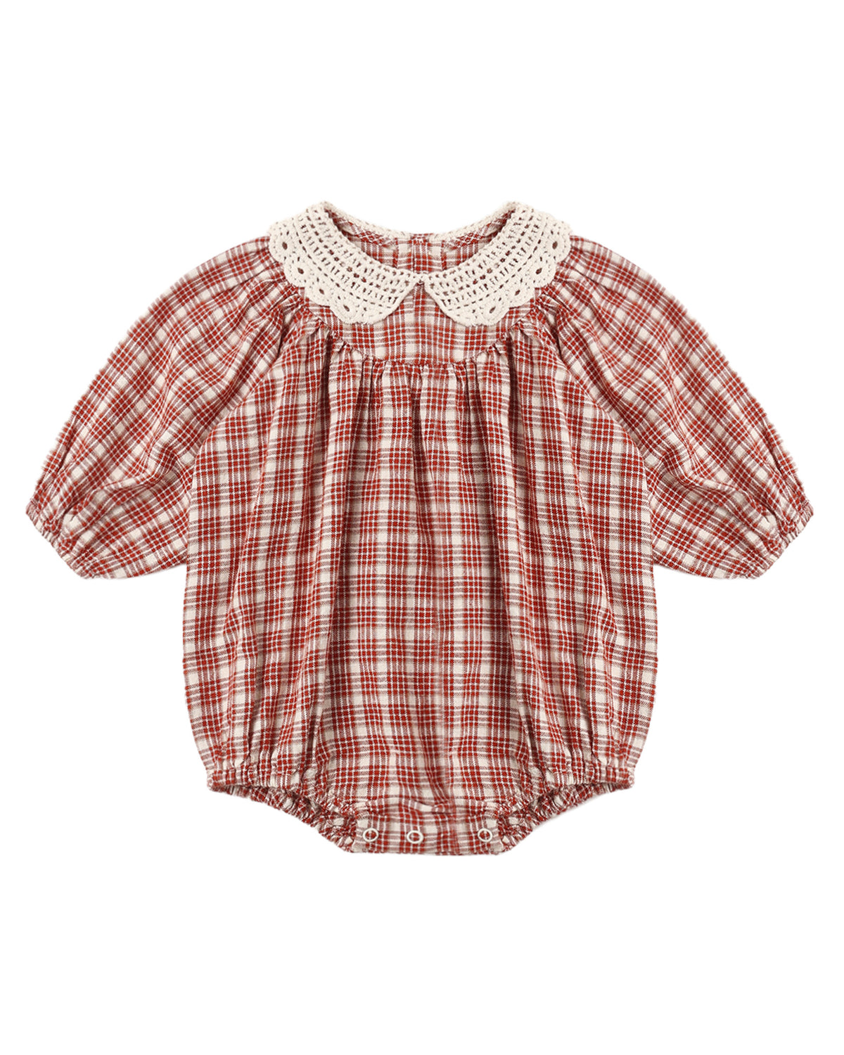 Heidi Romper: Vintage Plaid