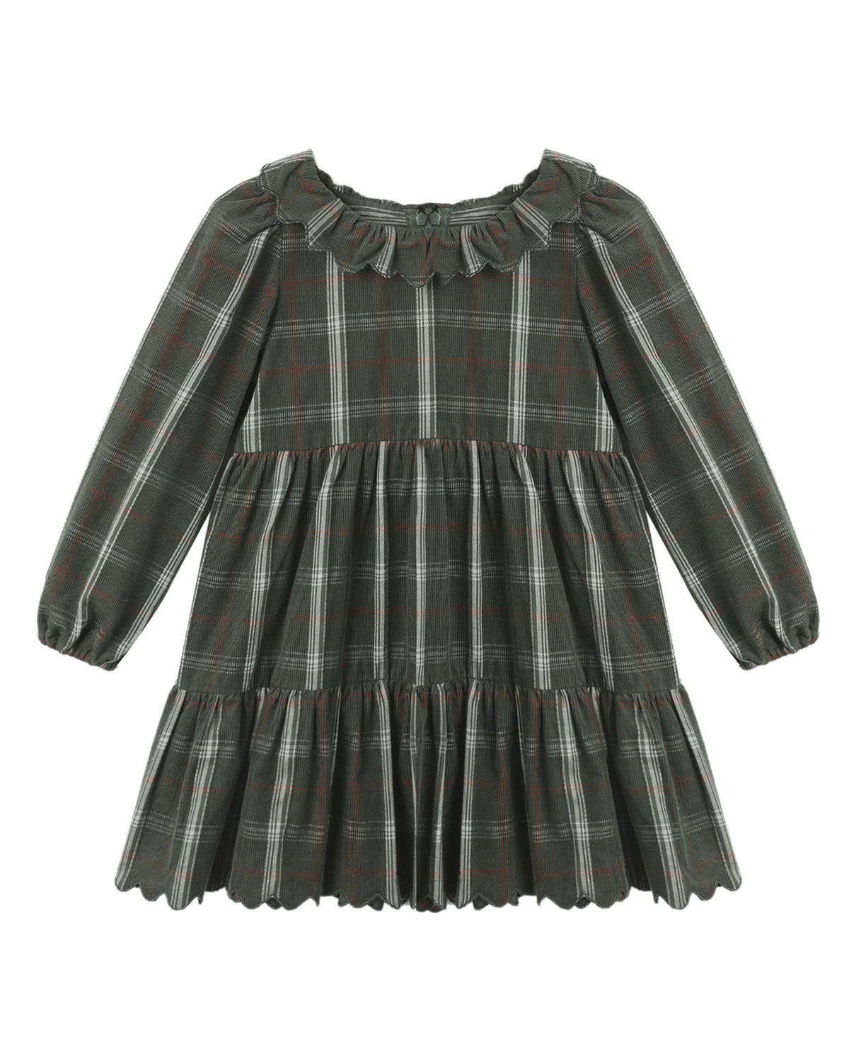 Fran Dress: Holiday Plaid