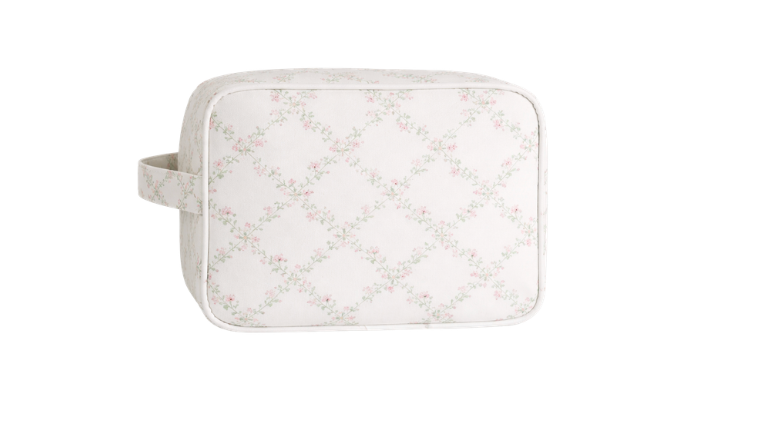 Rosy Trellis Dopp Bag