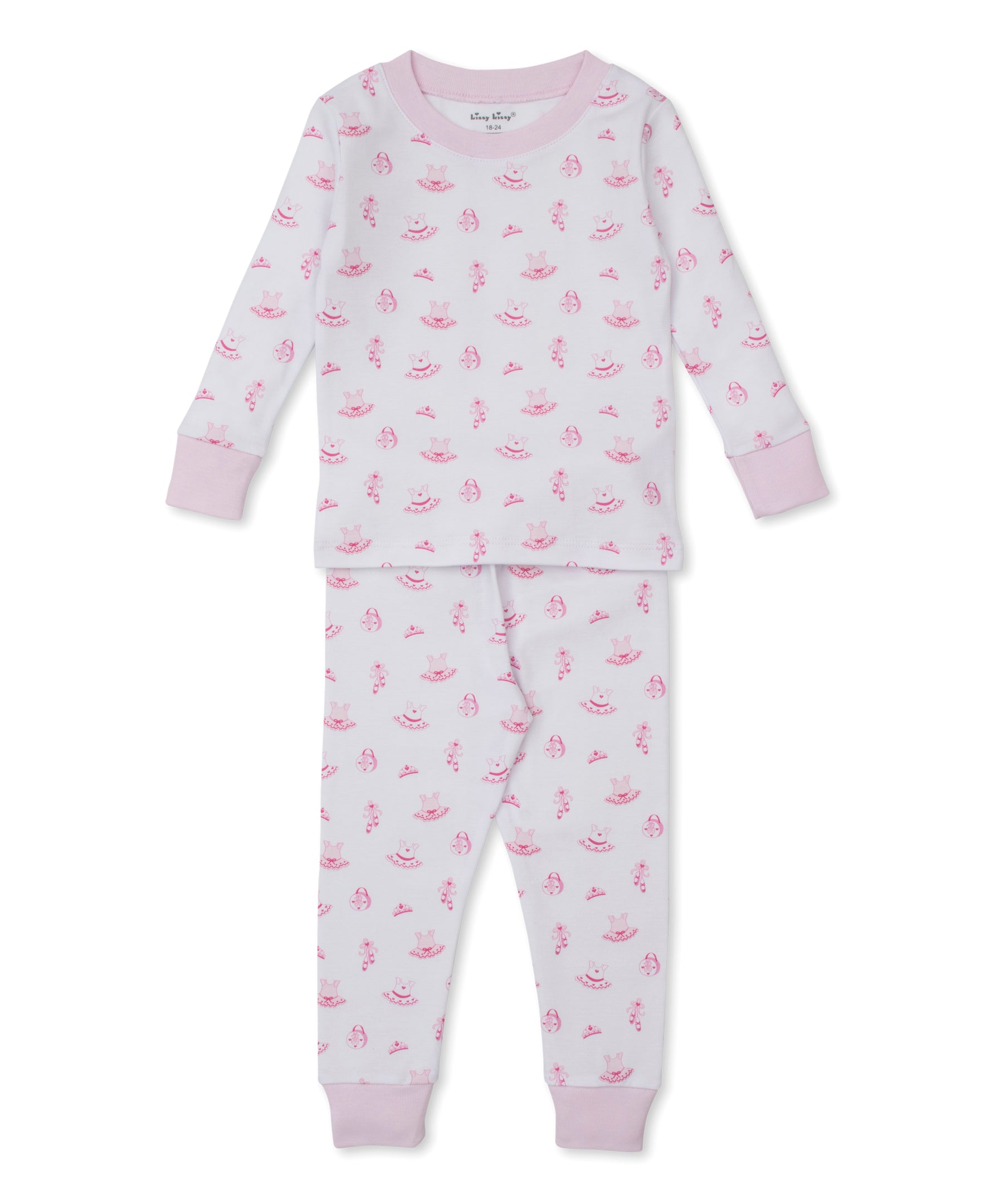 Ready to Dance Snug-Fit LS 2-Piece Pajamas