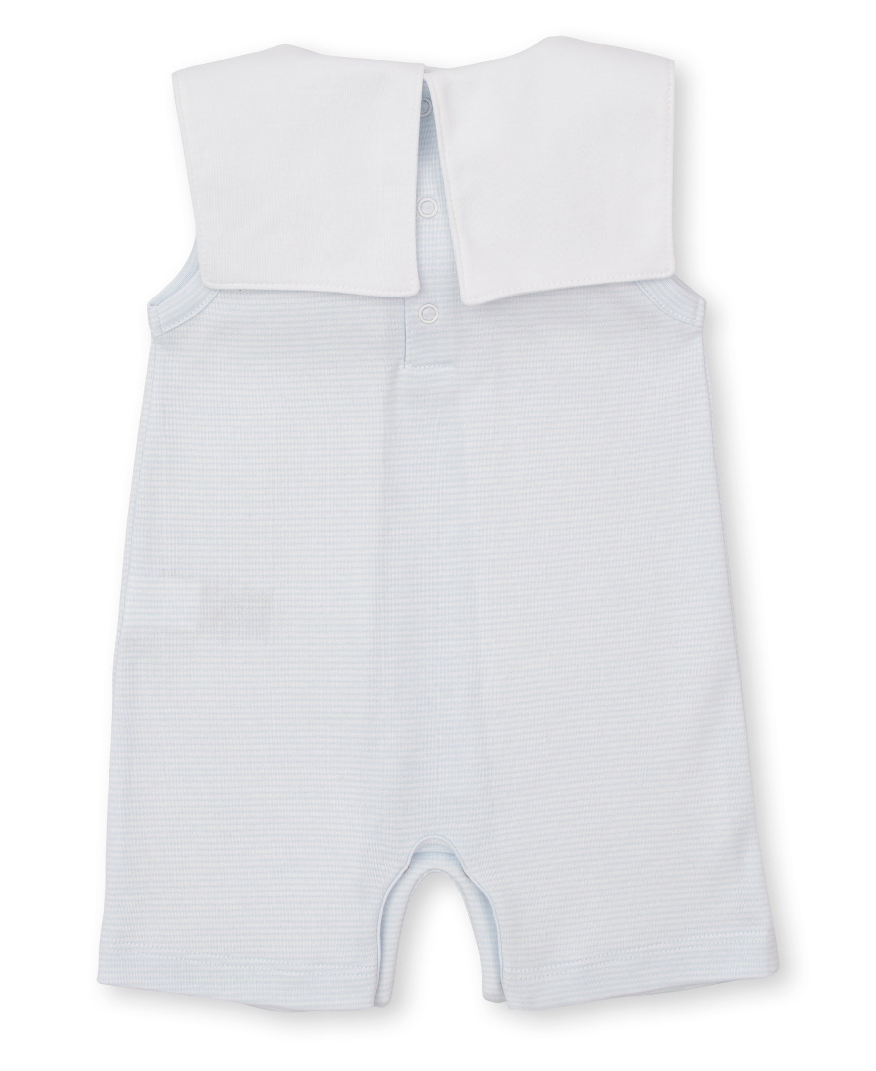 Premier Fairways Sleeveless Playsuit: Light Blue Stripe