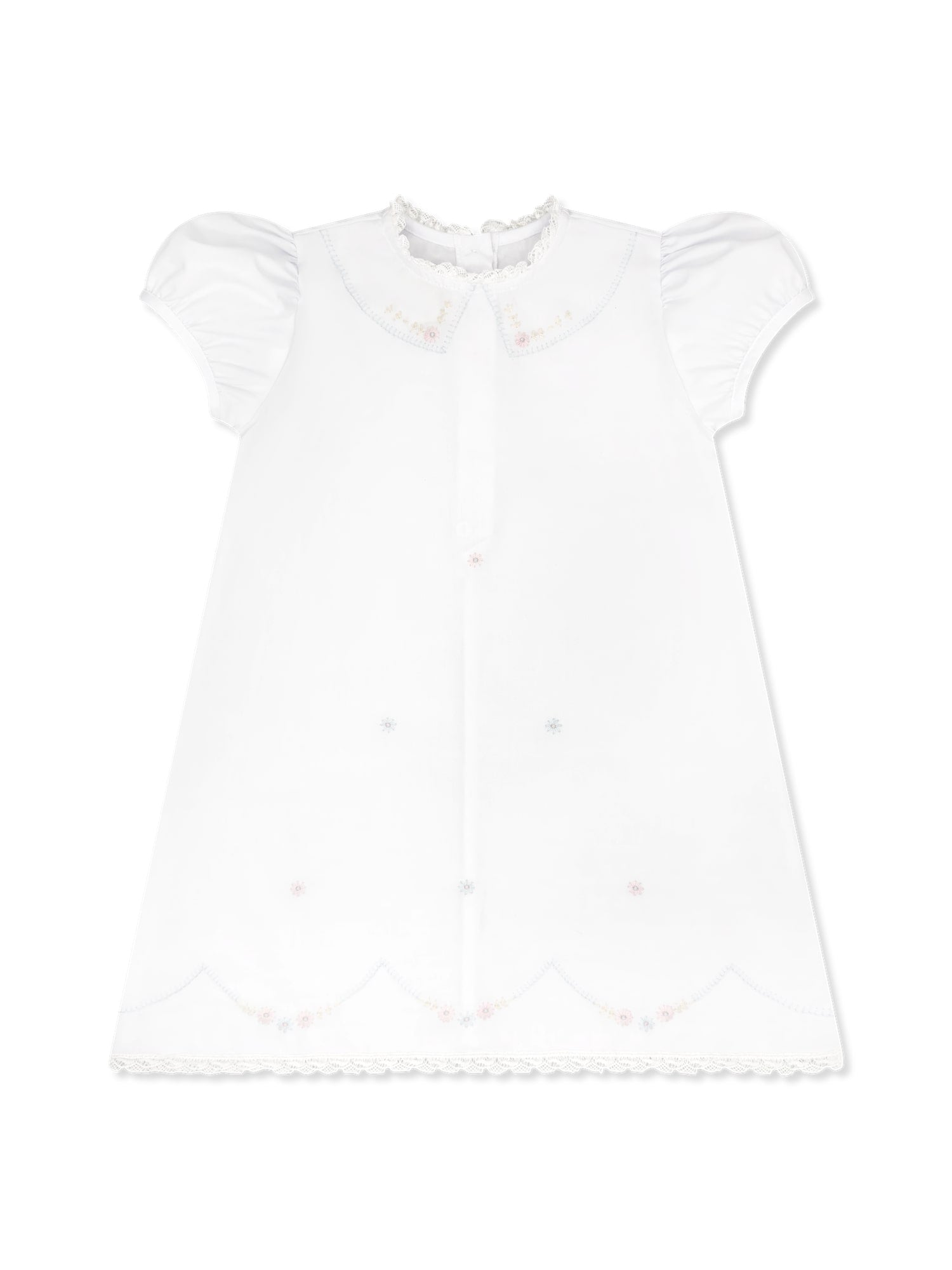 Ashtyn Dress: Blessings White, Blue