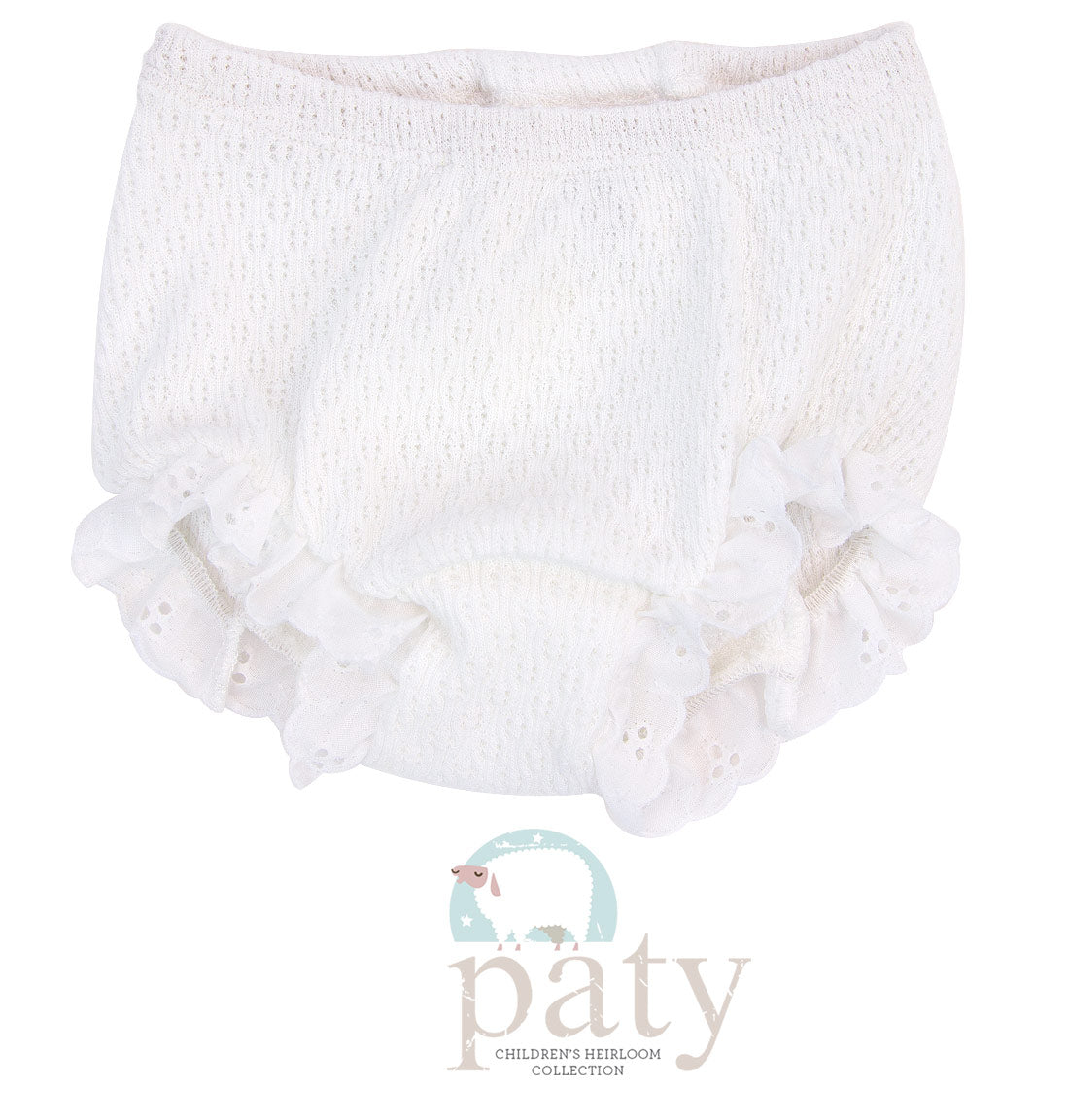 Paty Knit Eyelet Diaper Cover
