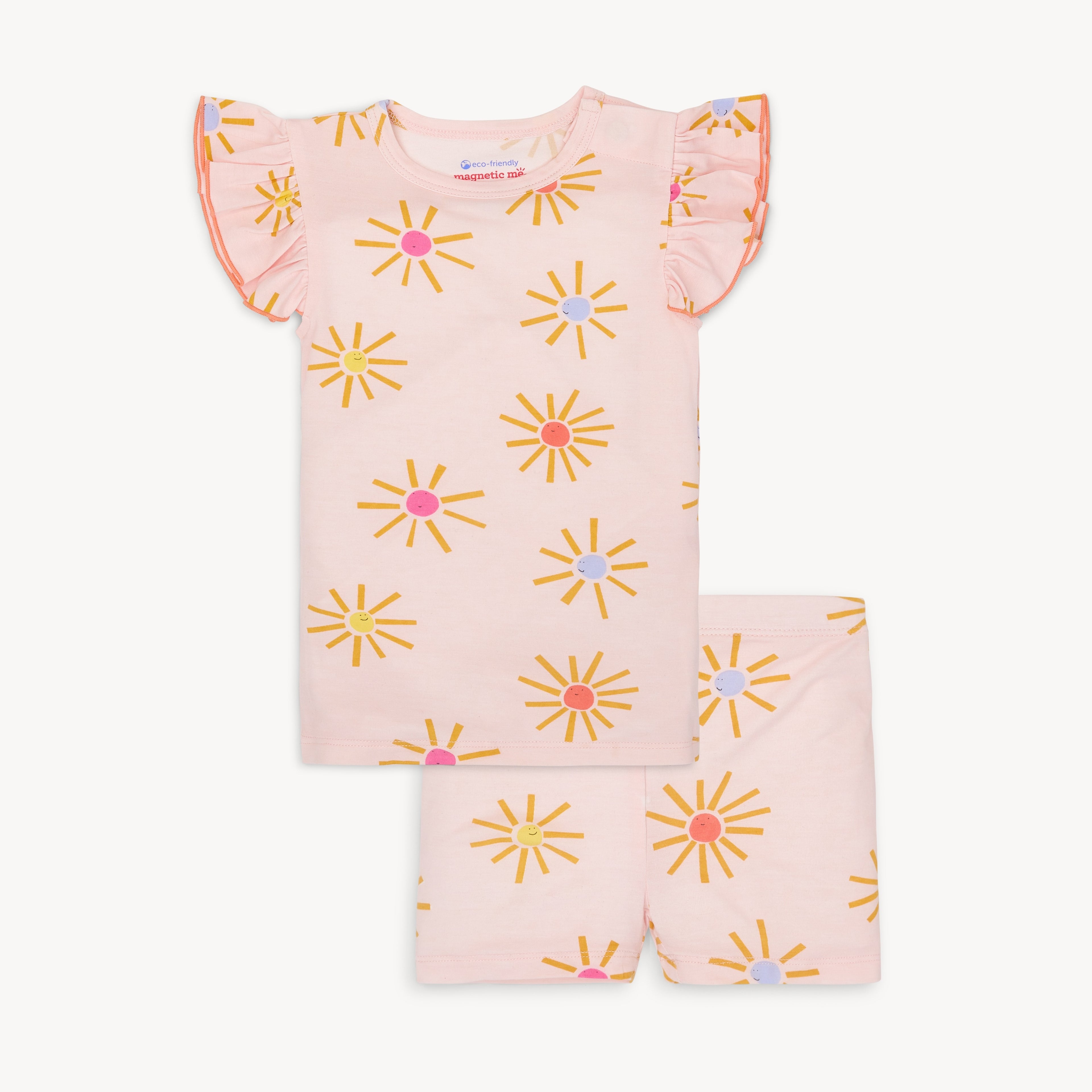 Put On Your Sunnies Modal Magnetic Ruffle Short Pajamas