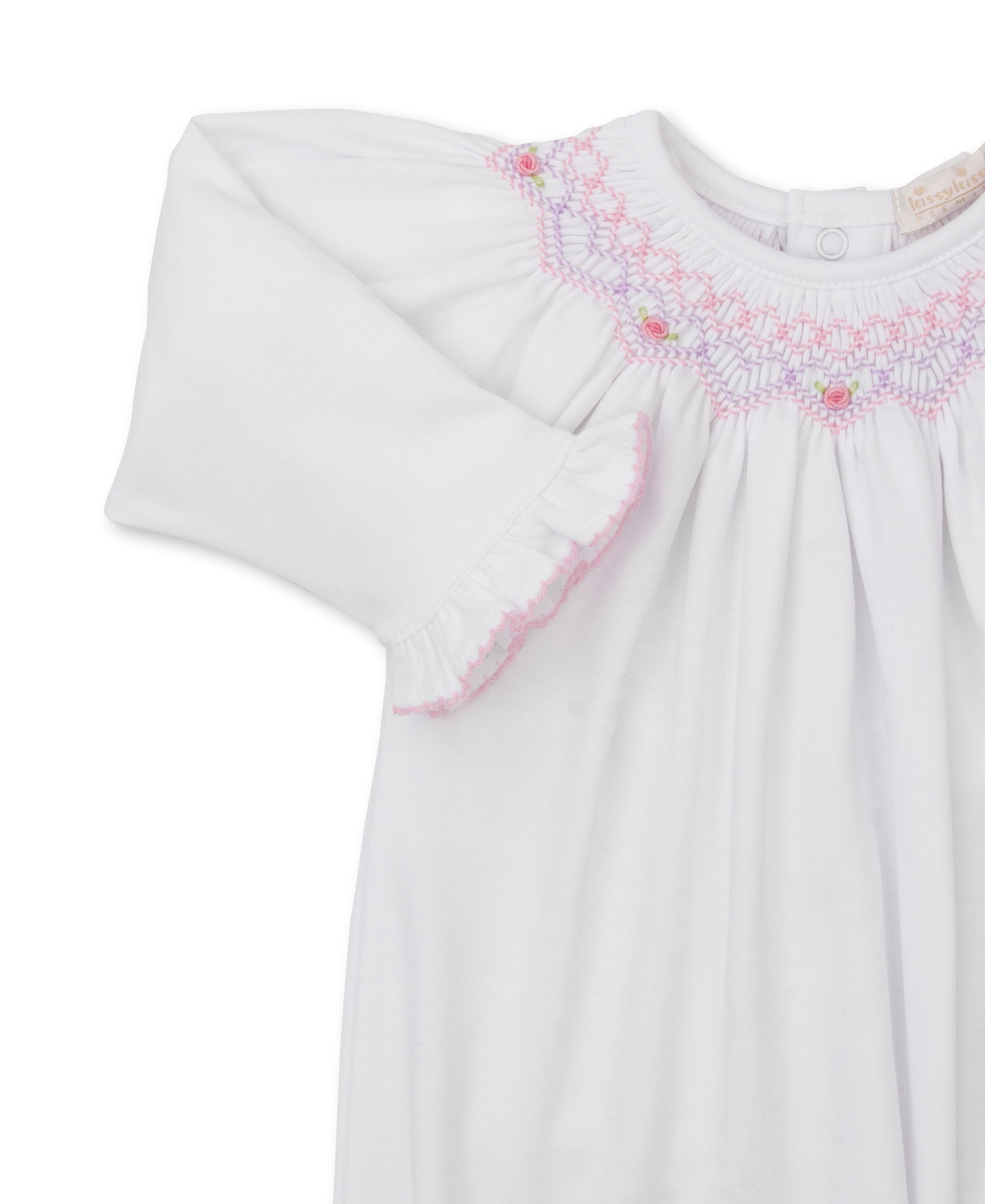 SS 25 CLB Smocked Bishop Ruffle Sack