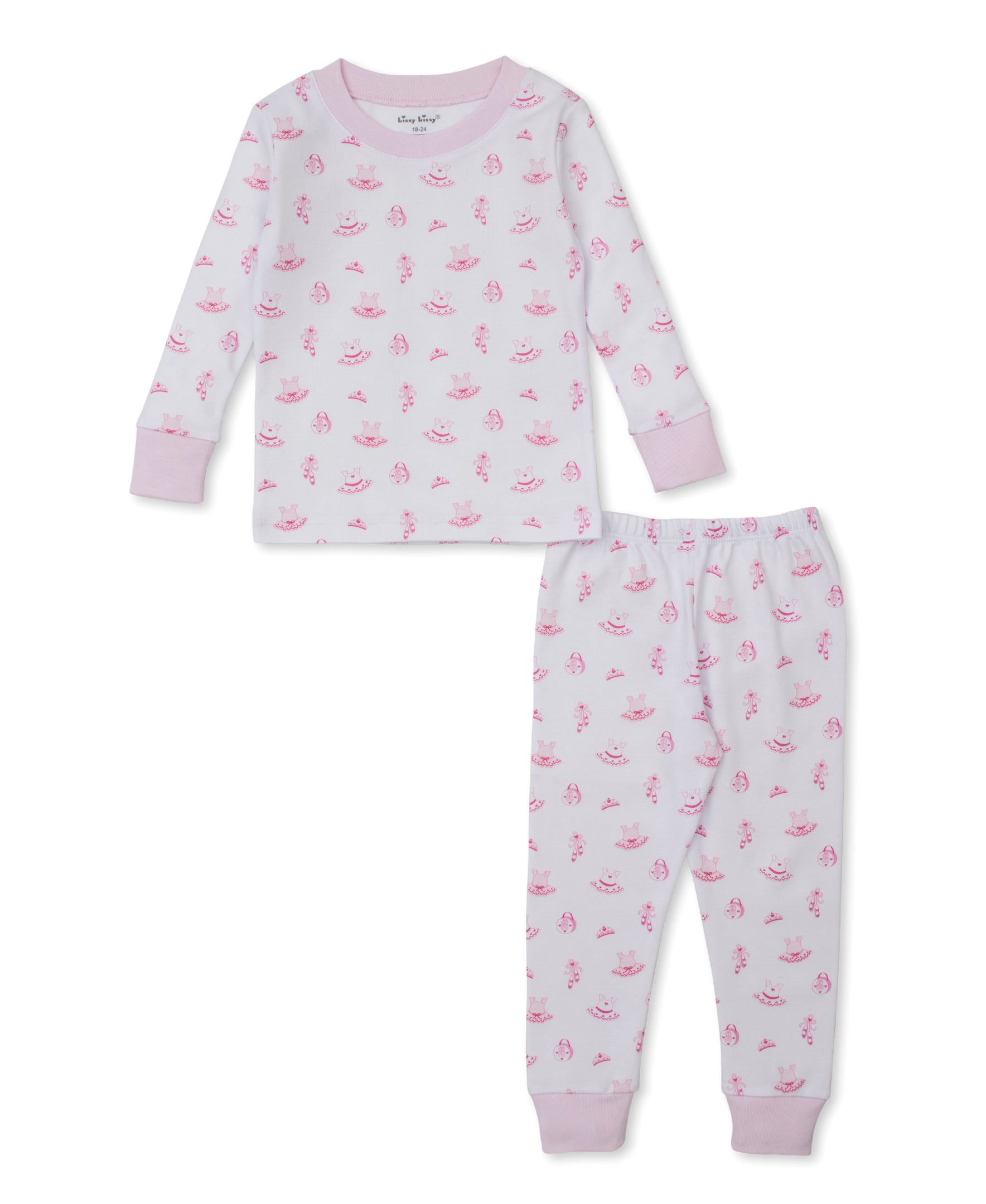 Ready to Dance Snug-Fit LS 2-Piece Pajamas