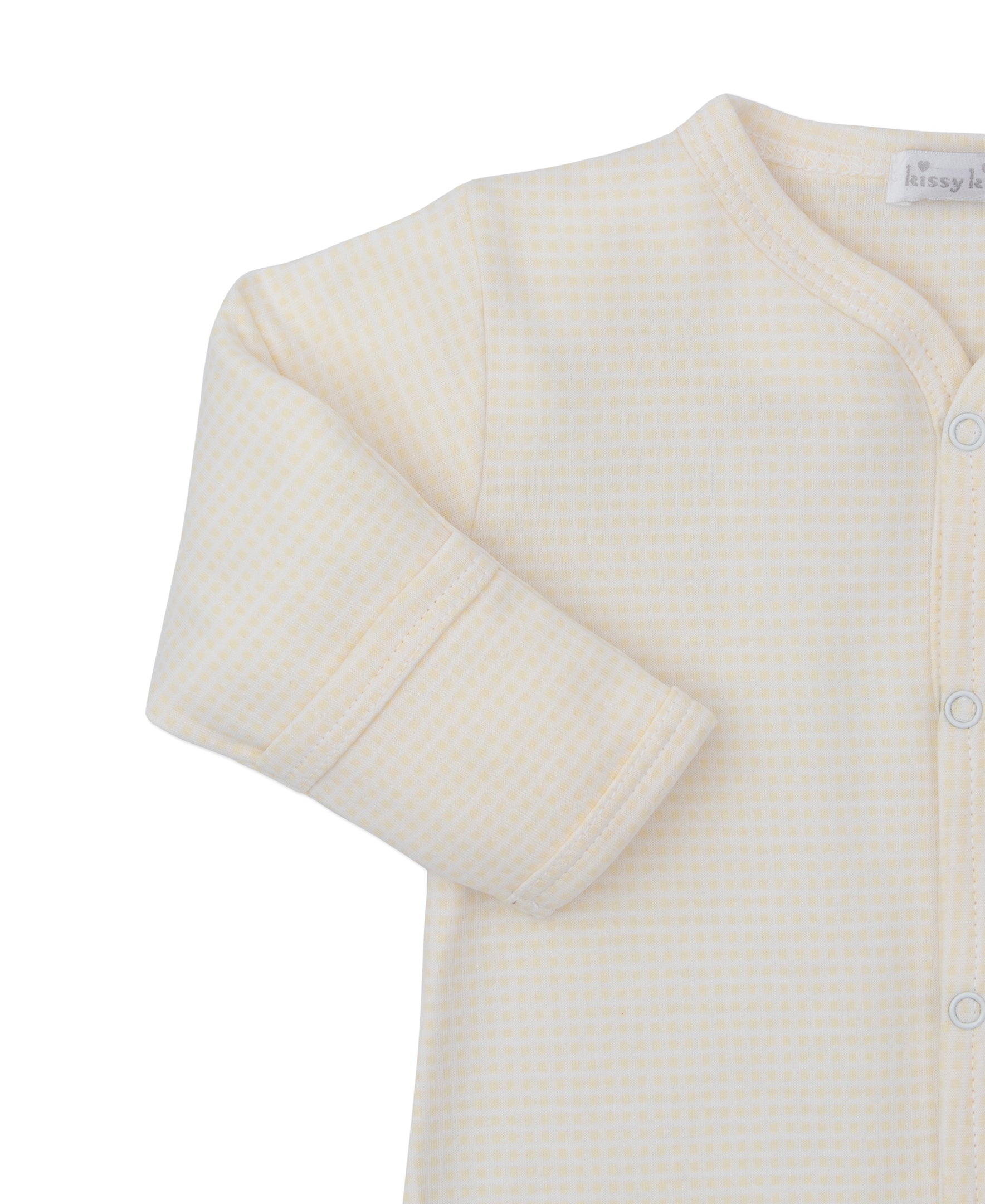Cheery Chicks Embroidered Snap Footie