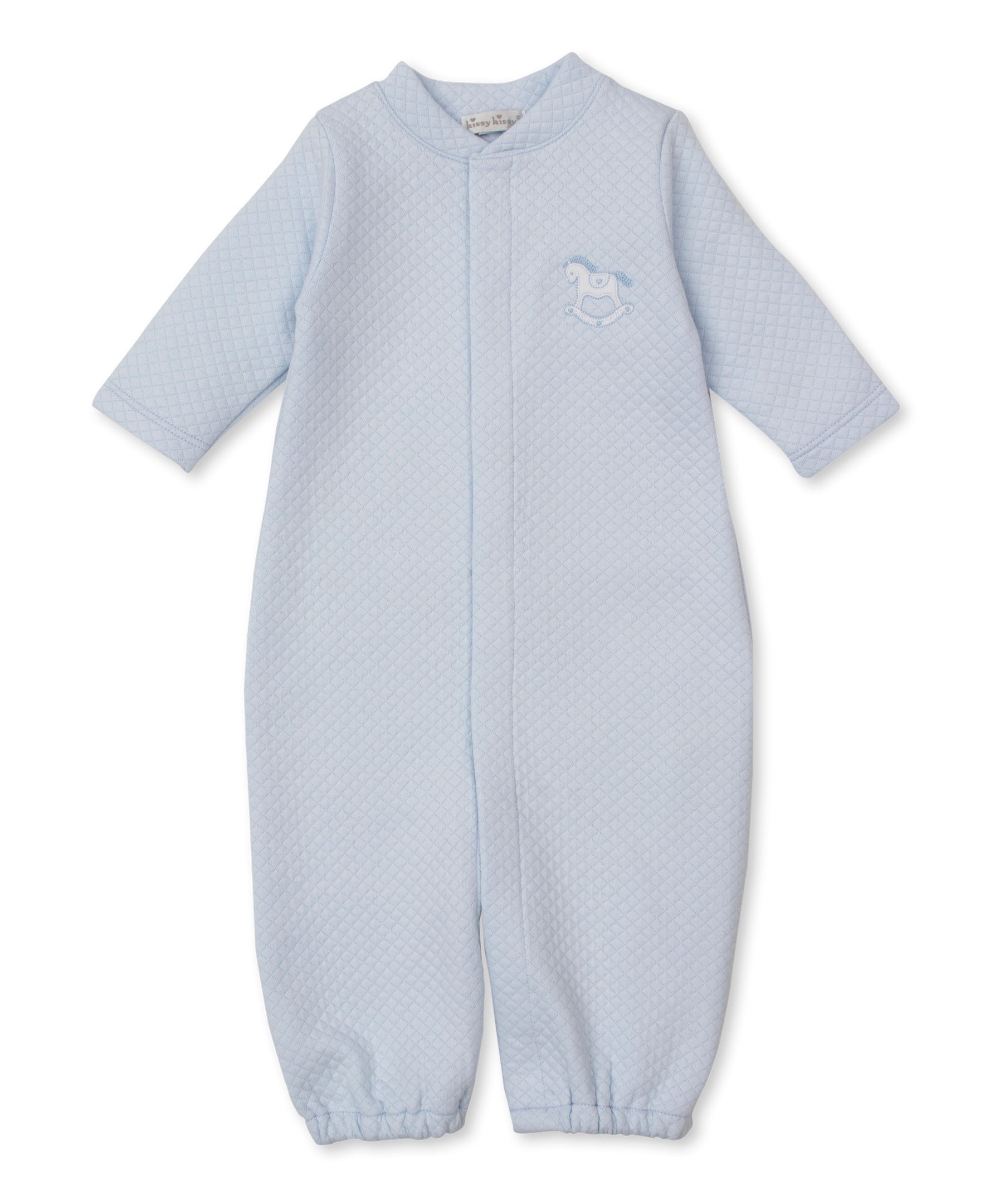 Riding Rockers Jacquard Converter Gown: Light Blue