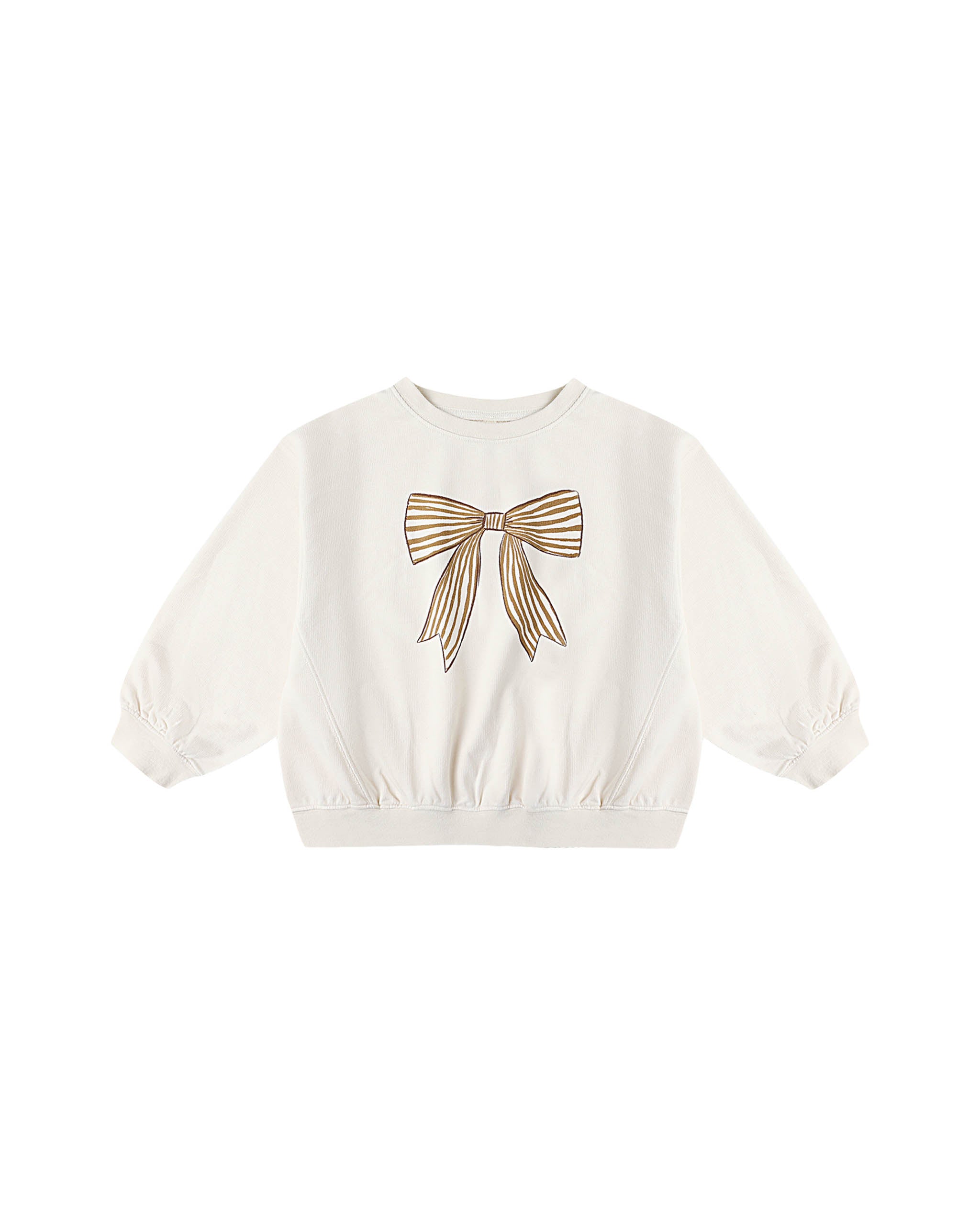 Oversized Sweatshirt: Bow