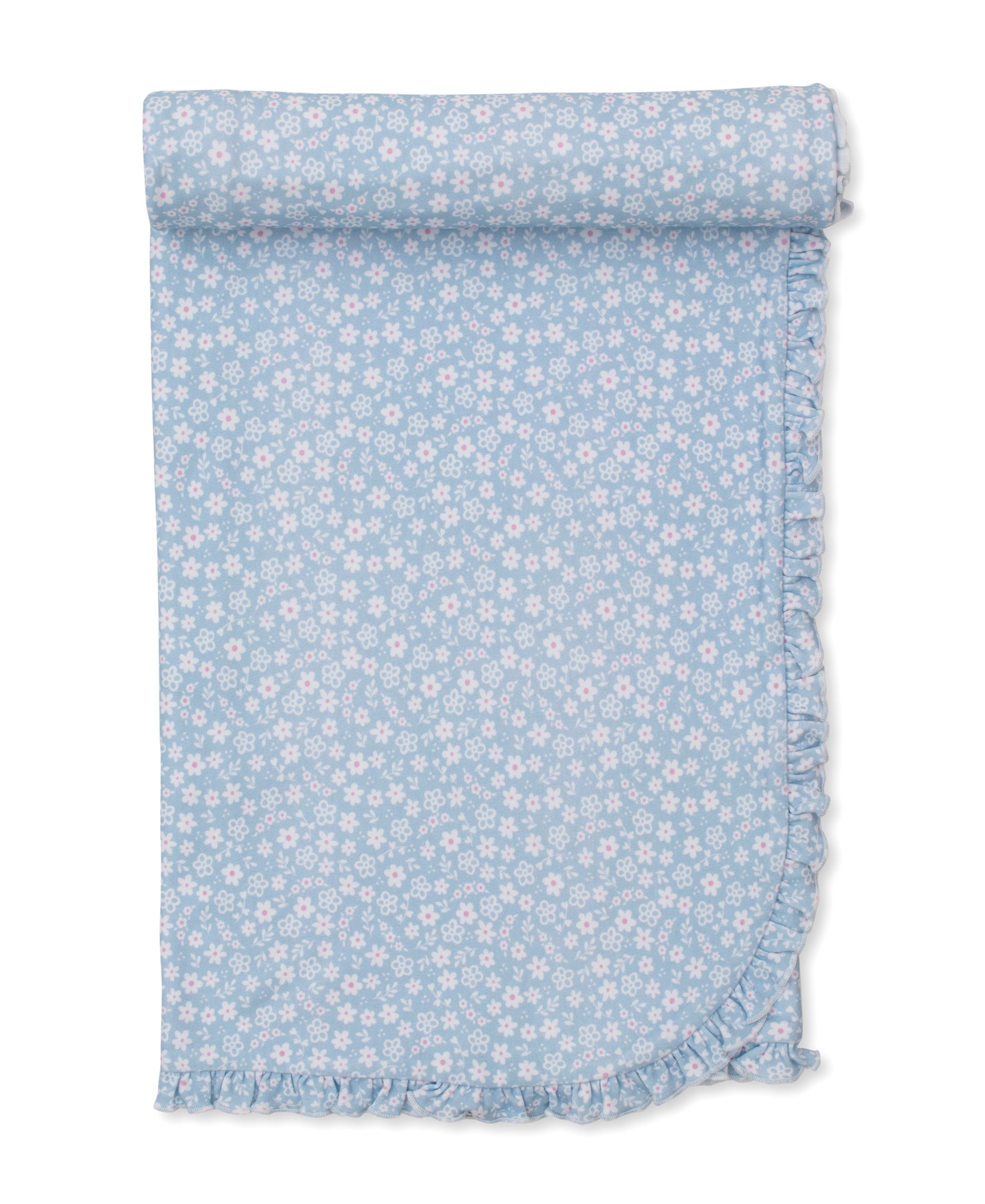 Fall in Bloom Ruffle Receiving Blanket
