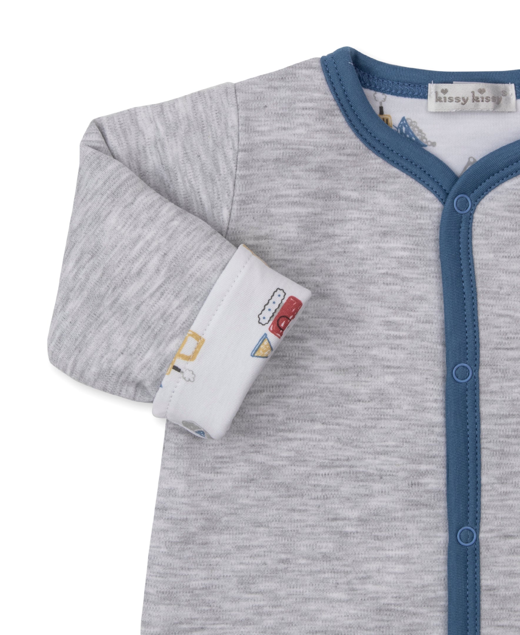 Construction Diggers Reversible Playsuit