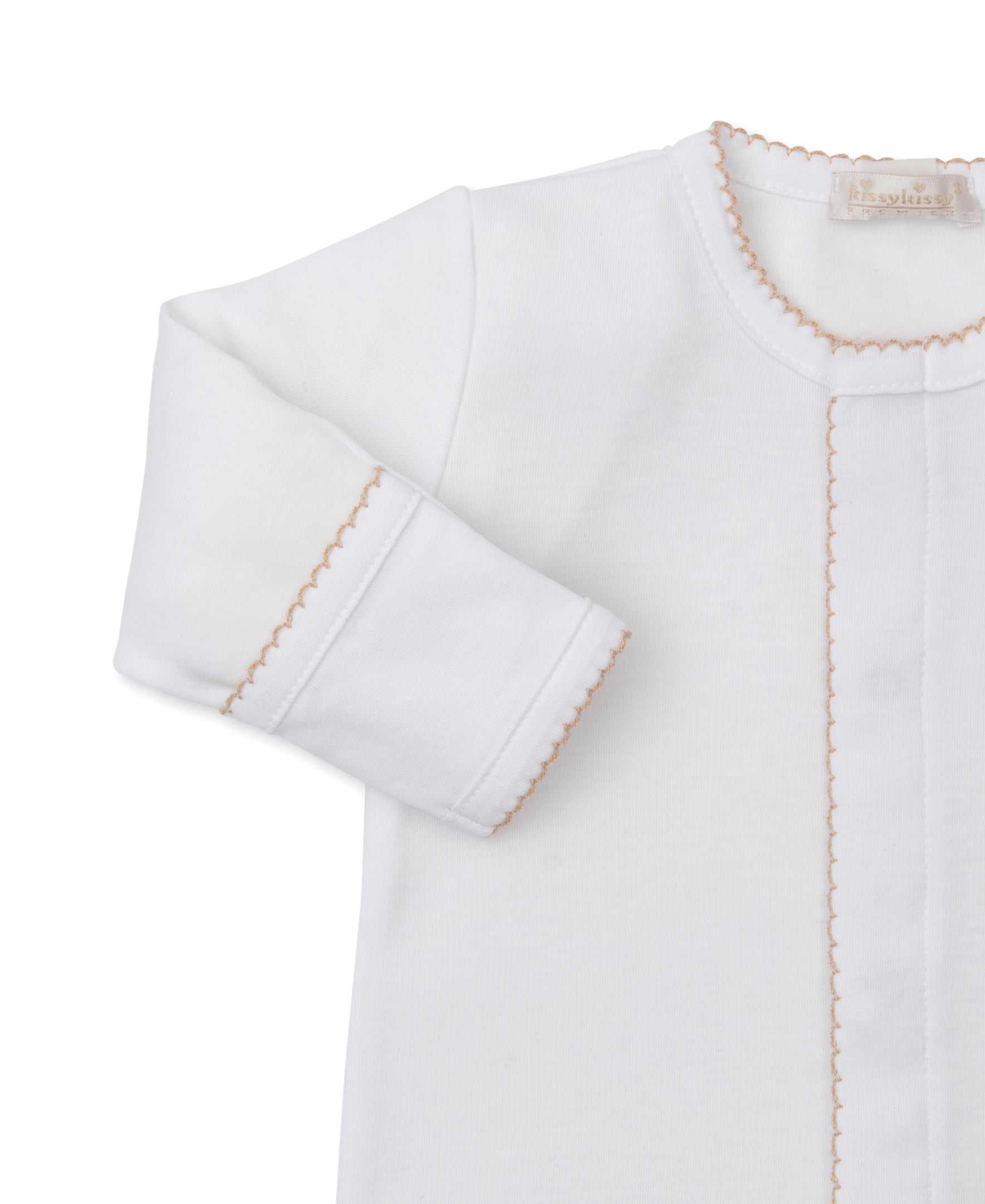 Teddy Bear Time Embroidered Footie