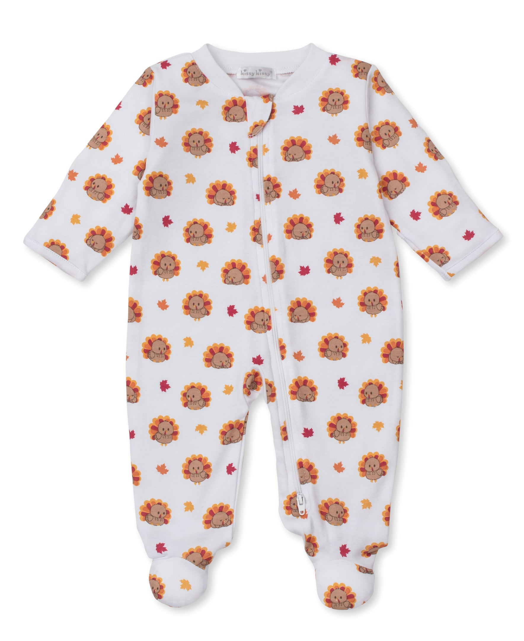 Turkey Time Zipper Footie