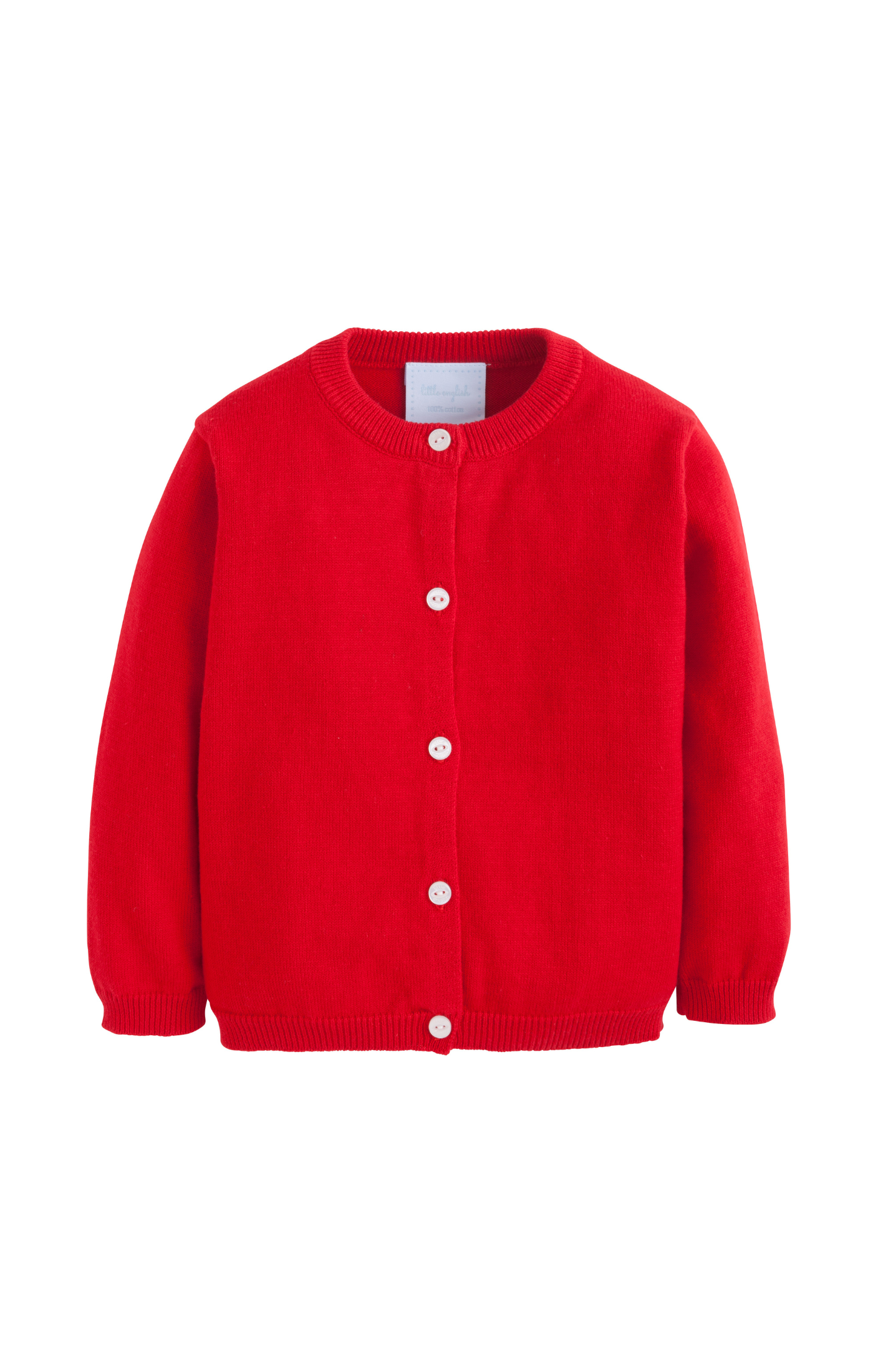 Essential Cardigan: Red