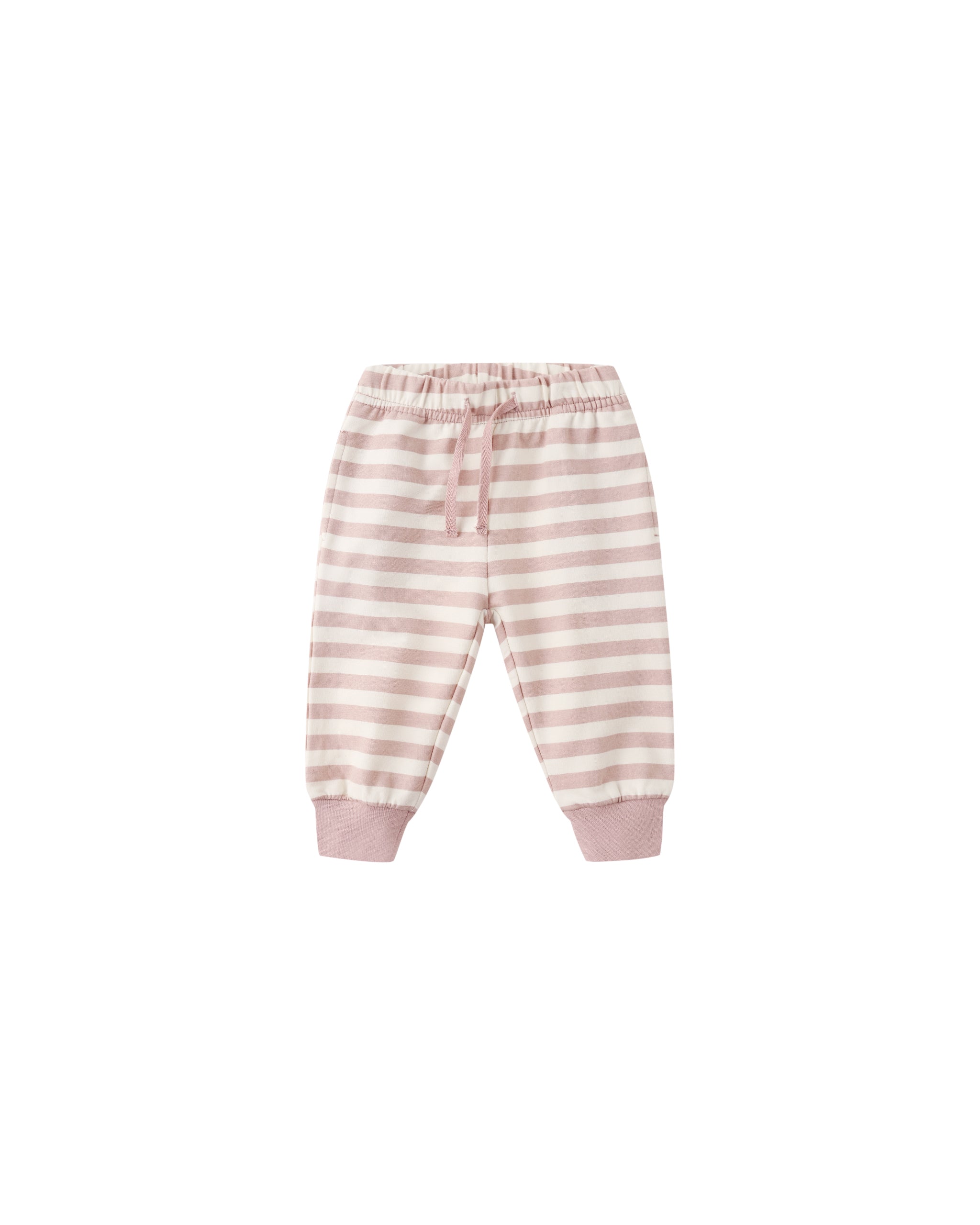 Relaxed Sweatpant: Pink Stripe